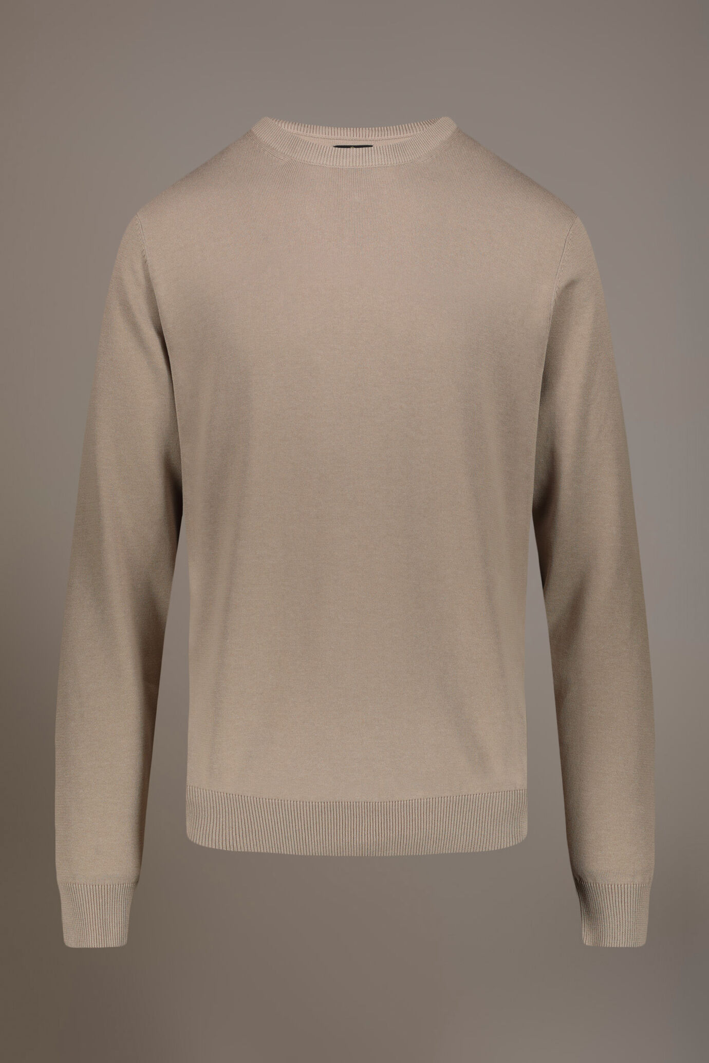 Pull rond col homme 100% coton image number 4