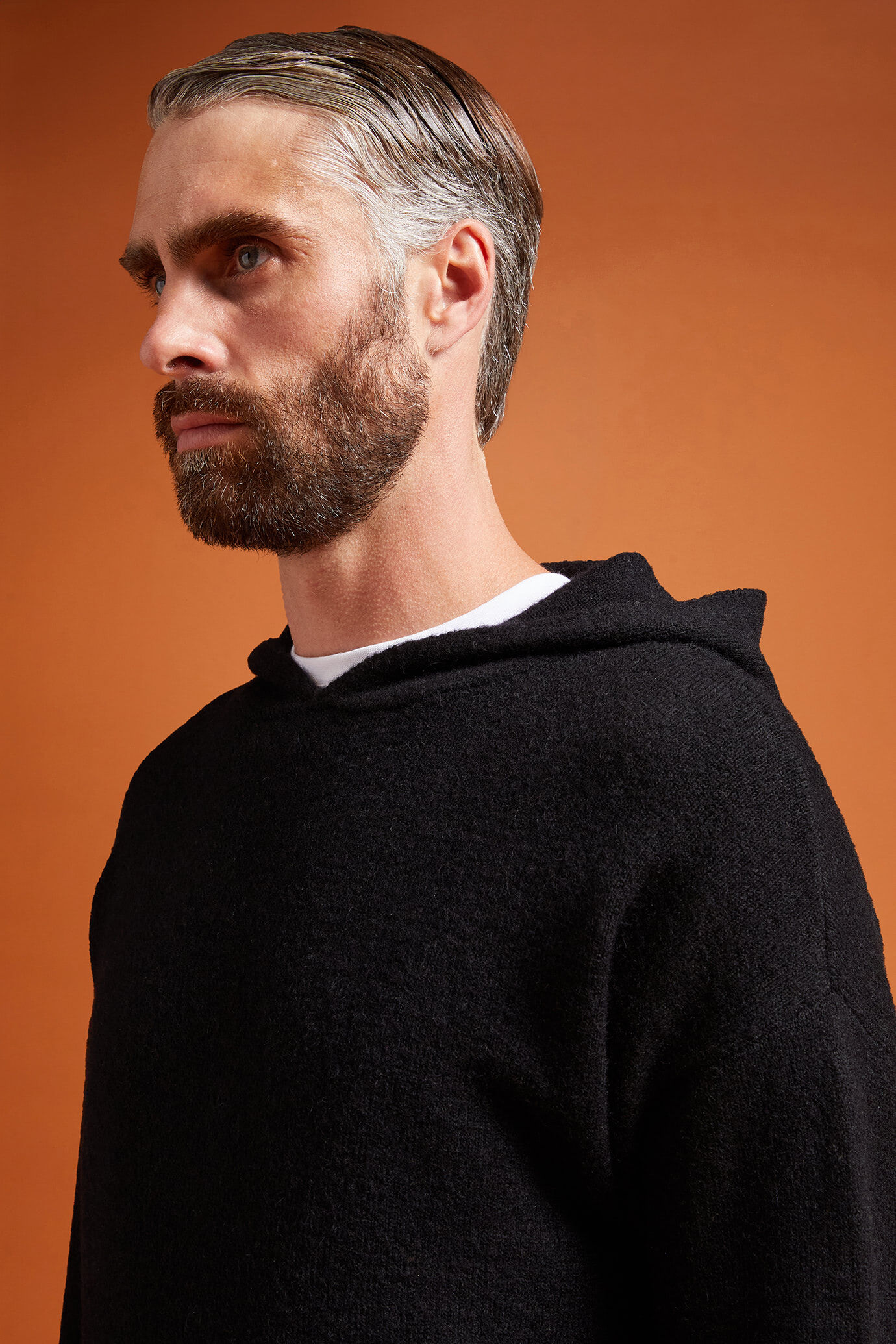 Herren-Pullover mit Kapuze aus Wollgemisch in normaler Passform image number 3