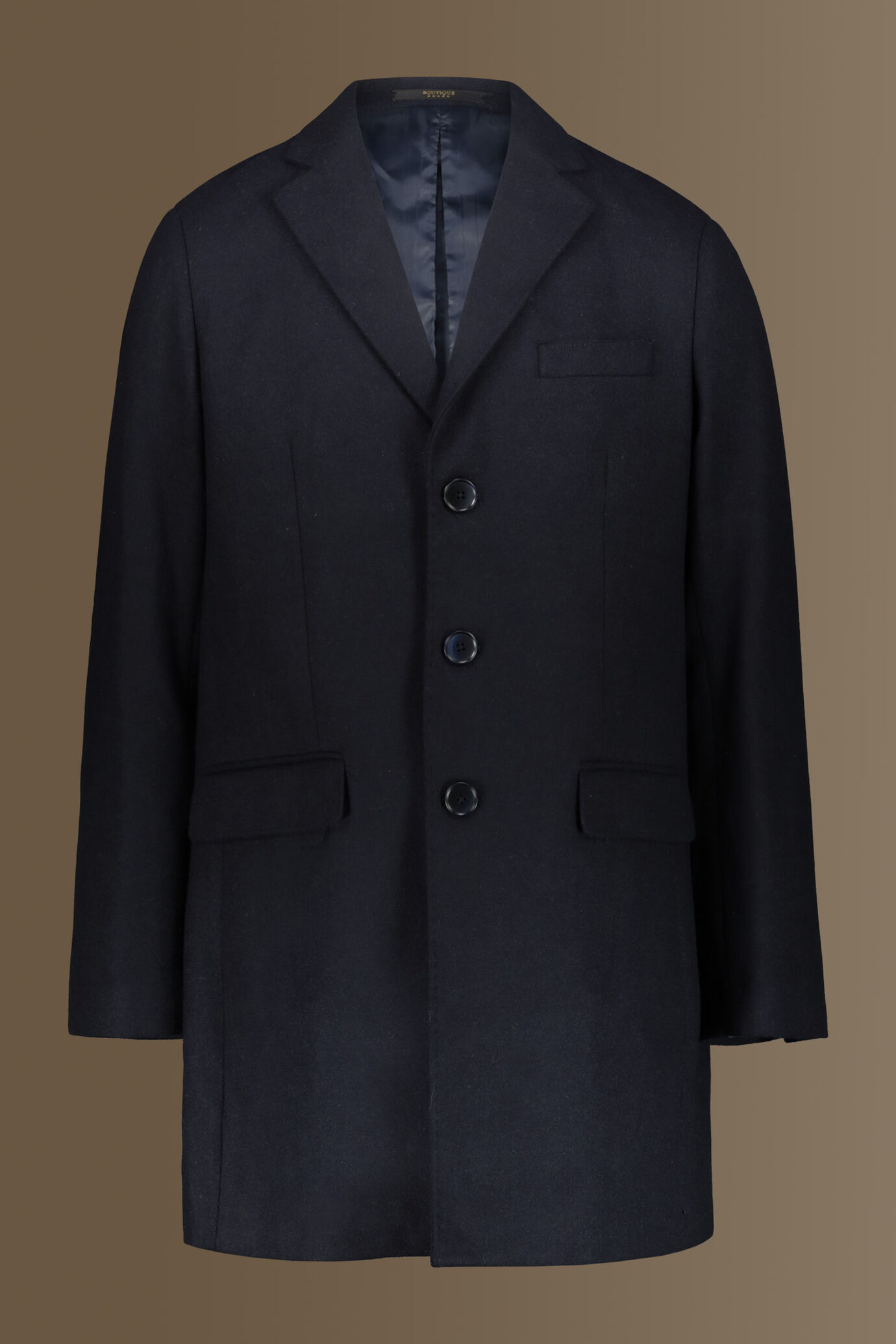 Winter Coat Cappotto Uomo Corto Slim Fit Cappotto Con Cappuccio