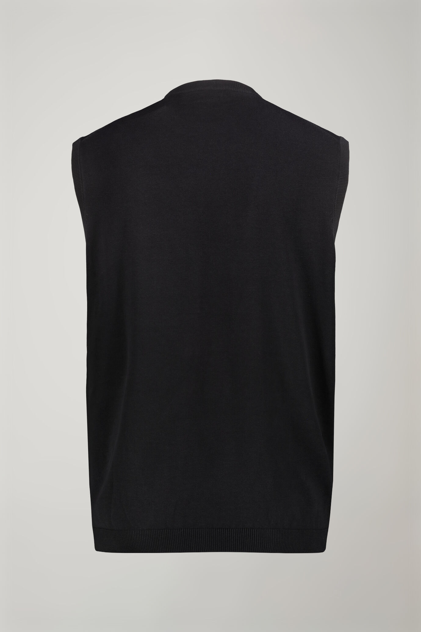 Gilet uomo girocollo 100% cotone regular fit image number 5