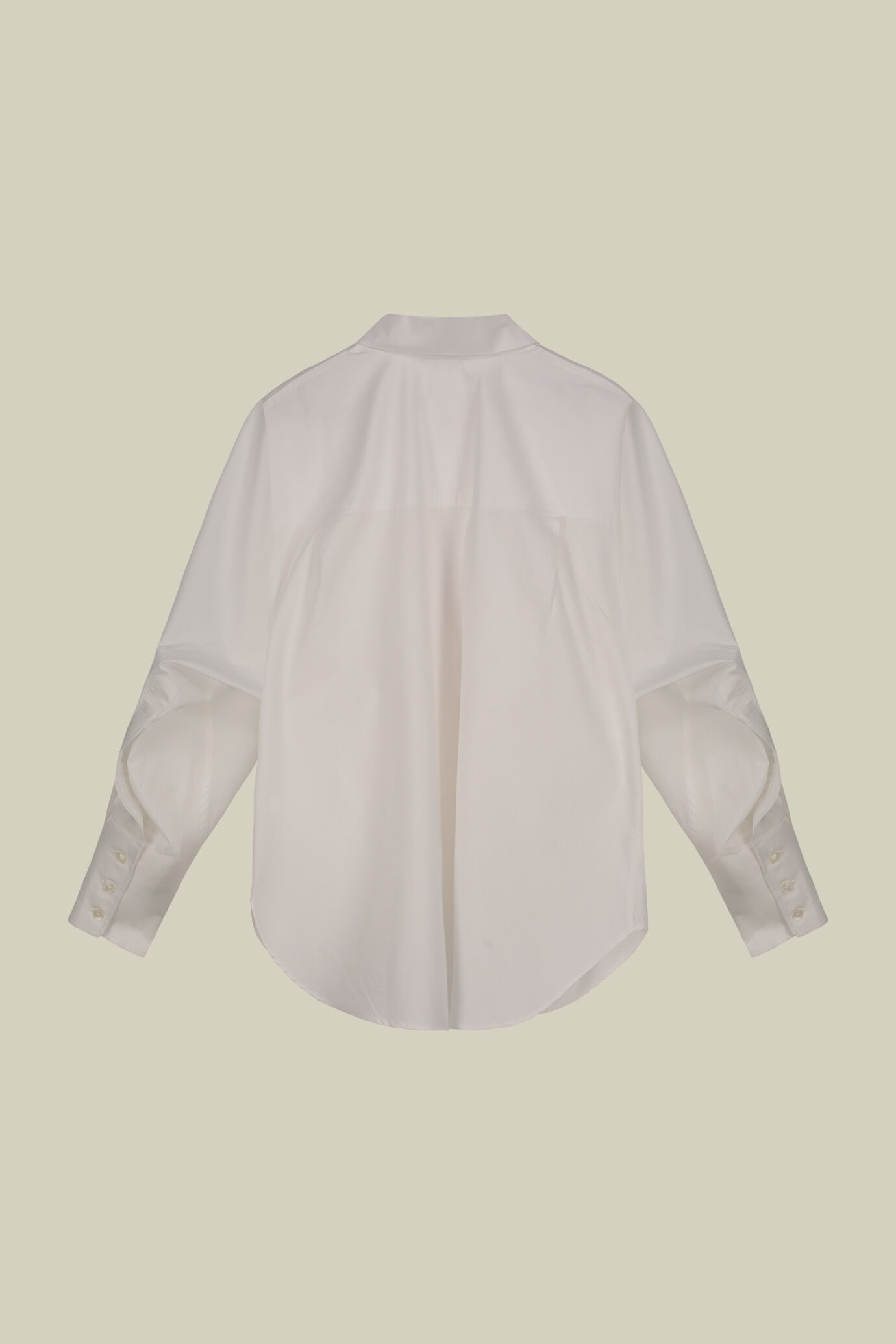 Women's unstructured shirt with French collar 100% cotton image number 6