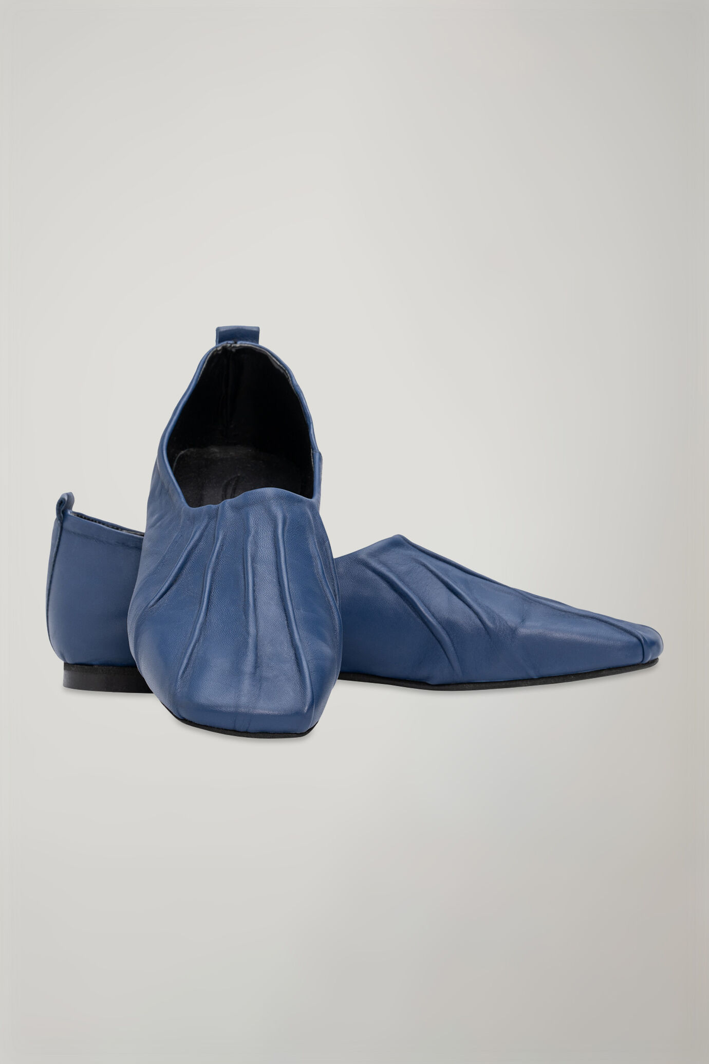 100% soft leather pointe ballerina shoes image number 0