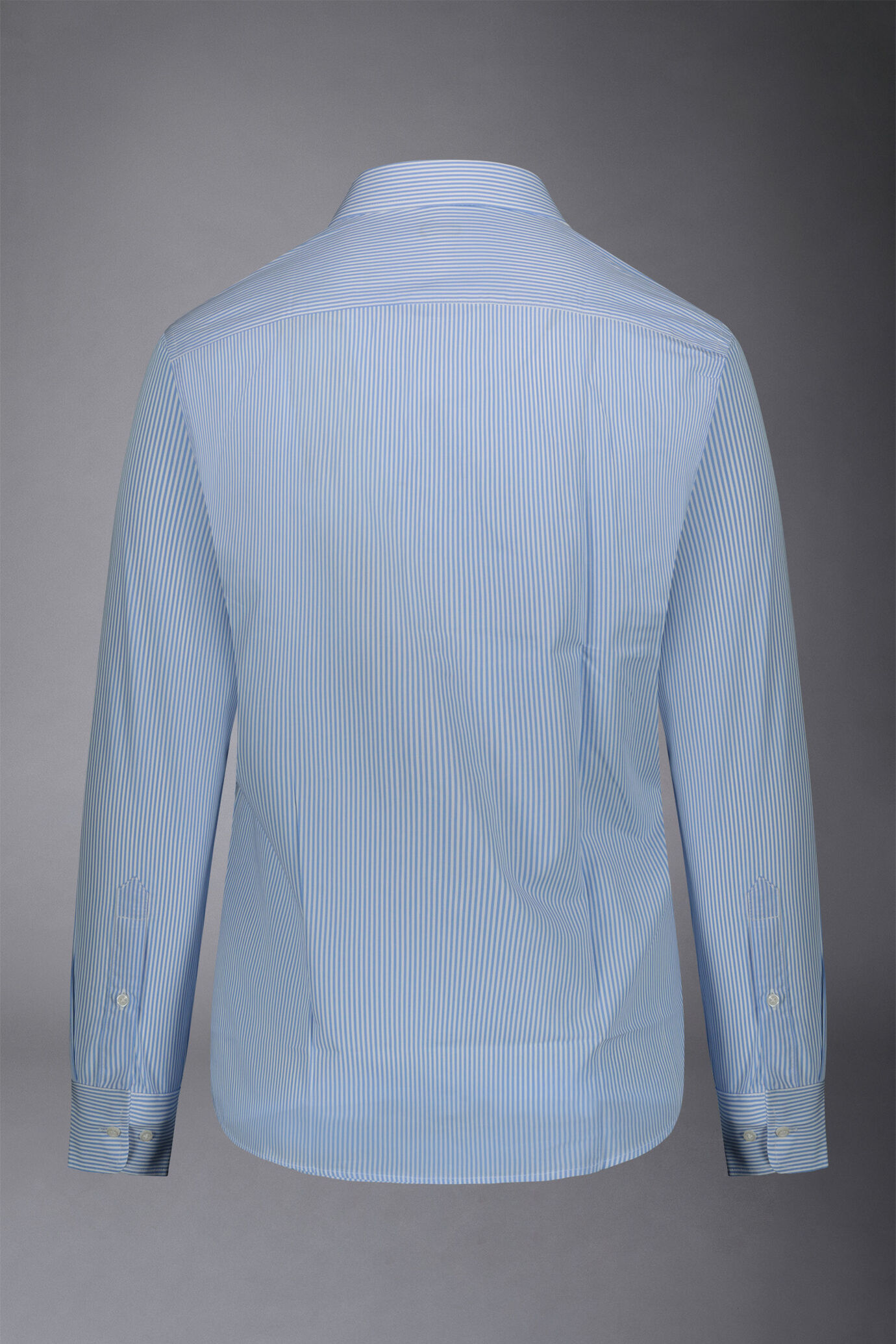 Camicia classica uomo collo francese regular fit fantasia a righe image number 5