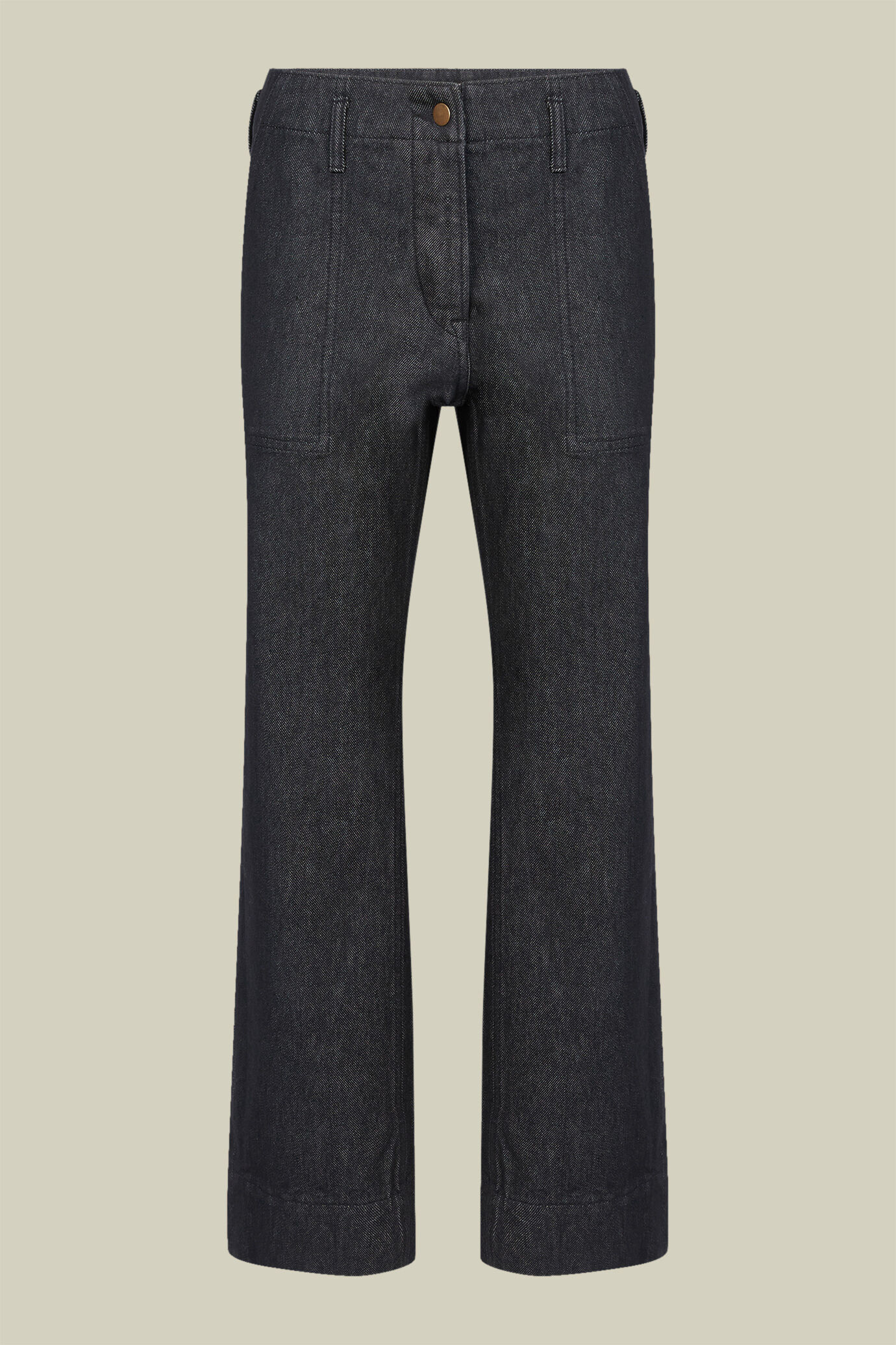 Pantalone donna in denim twill comfort fit