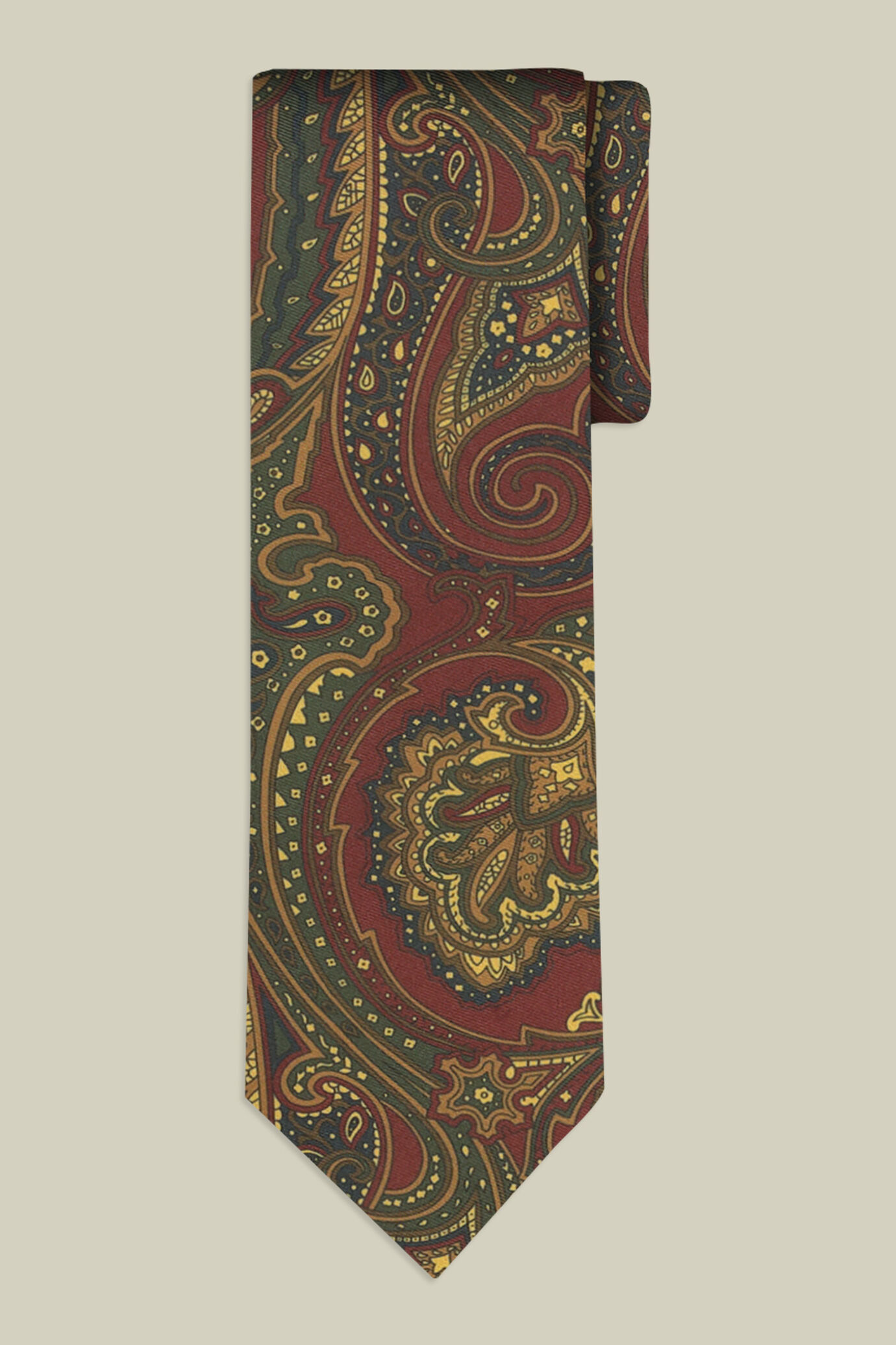 Cravatta uomo con fantasie paisley image number 1