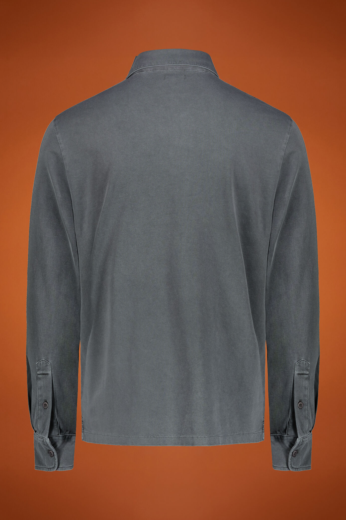 Polo uomo manica lunga 100% cotone regular fit image number 1