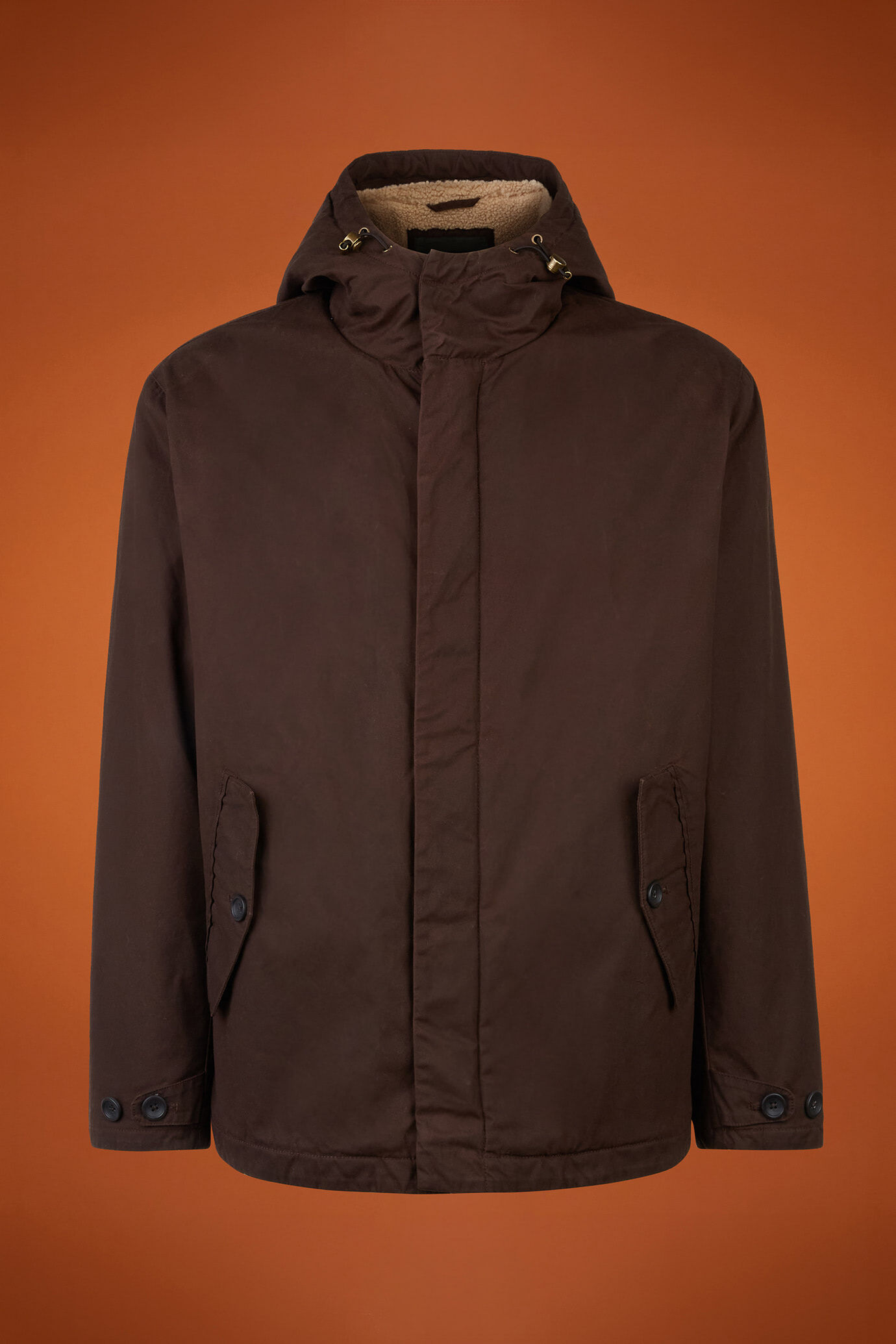 Giubbino uomo 100% cotone effetto cera comfort fit image number 4