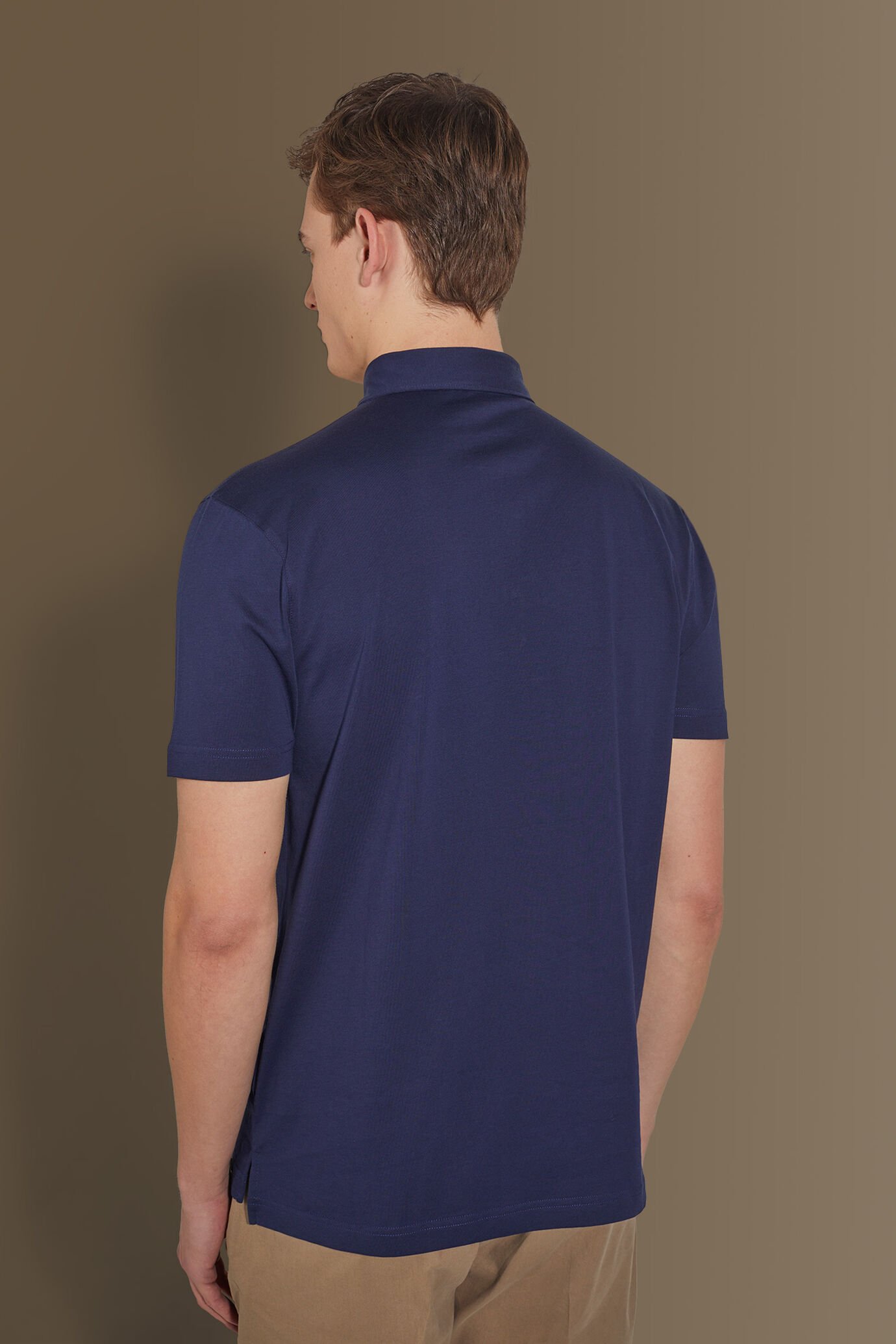 Polo manica corta uomo 100% cotone supima image number 2