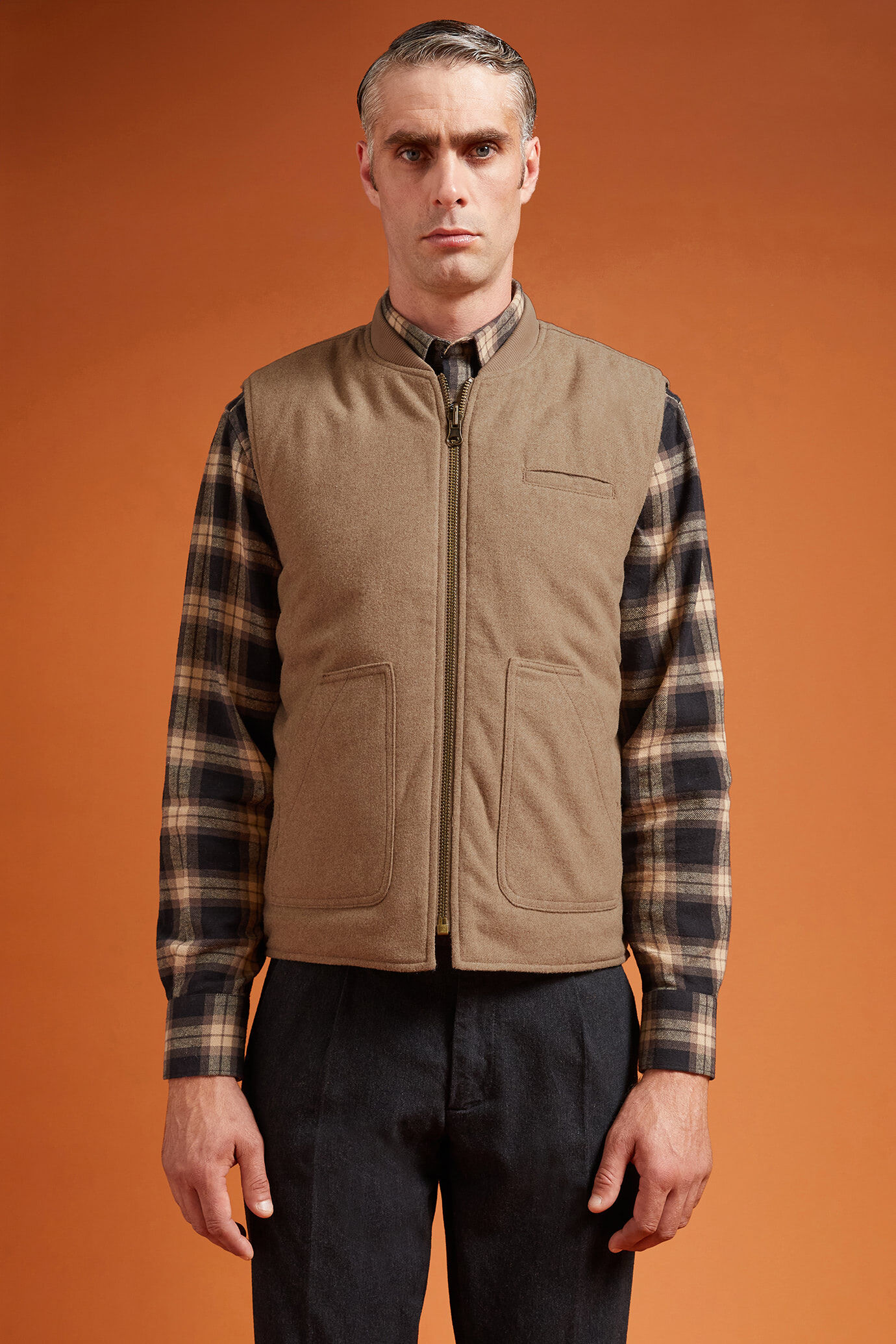 Gilet uomo imbottito reversibile regular fit image number 0