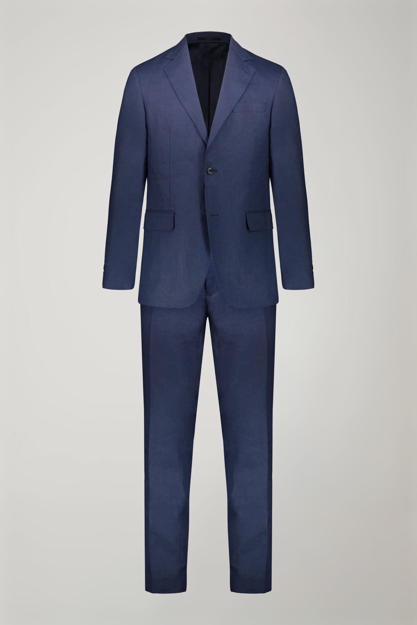 Single-breasted suit 100% Linen regular fit solid color image number 4