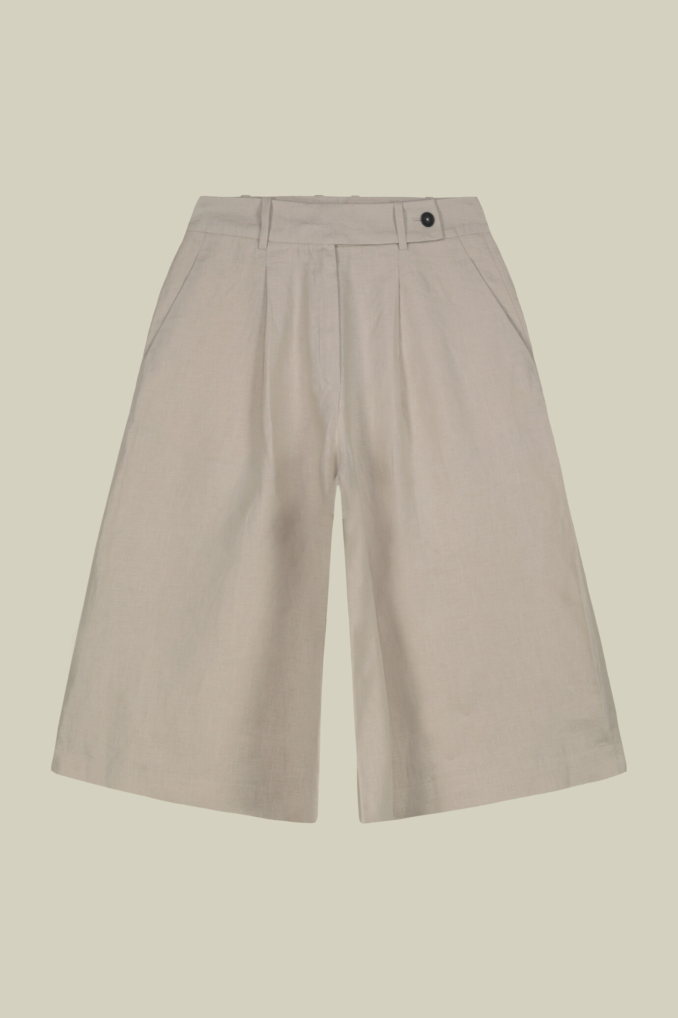 Locker sitzende Bermudashorts für Damen aus 100 % Leinen image number 4