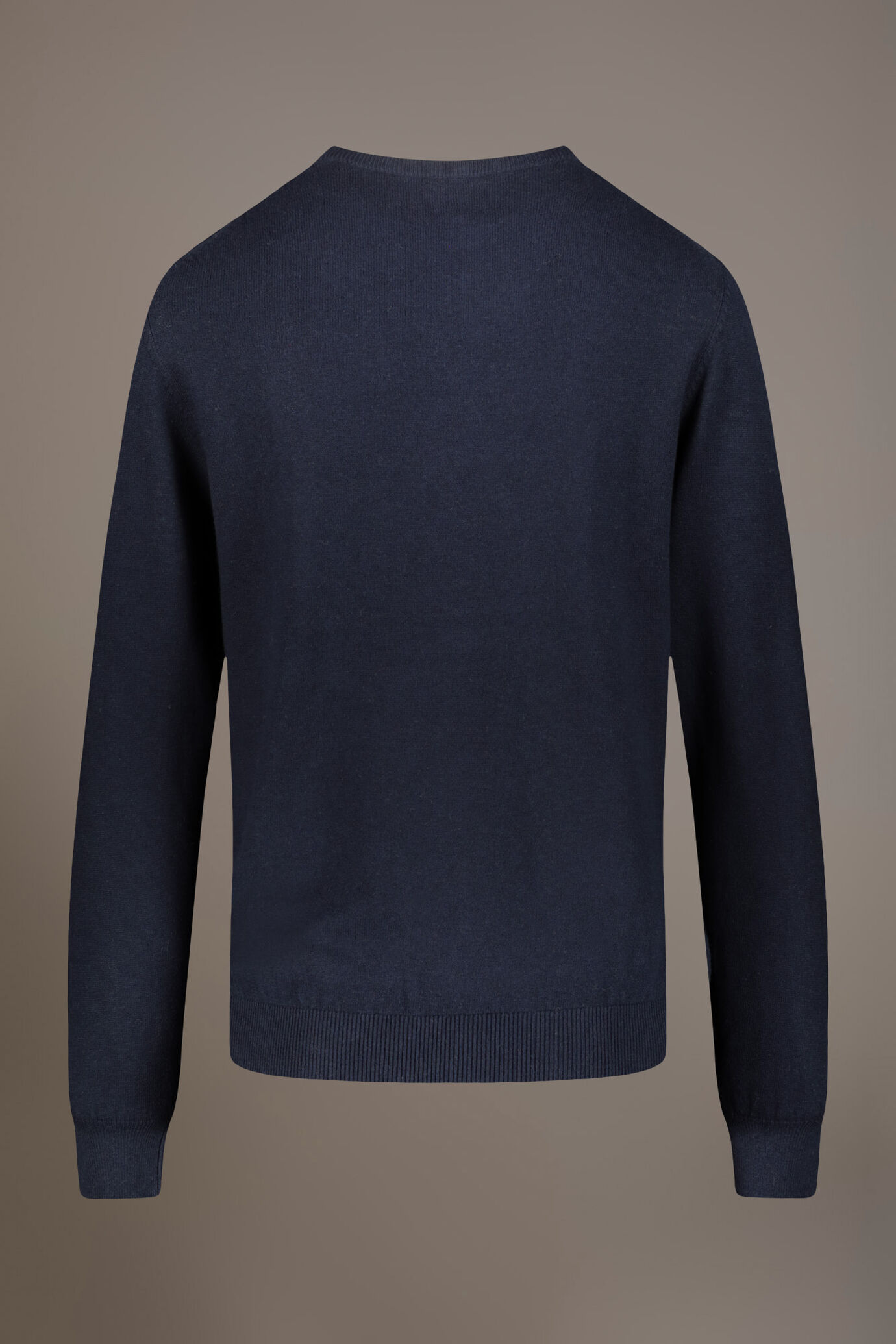 Wool blend round neck sweater image number 5