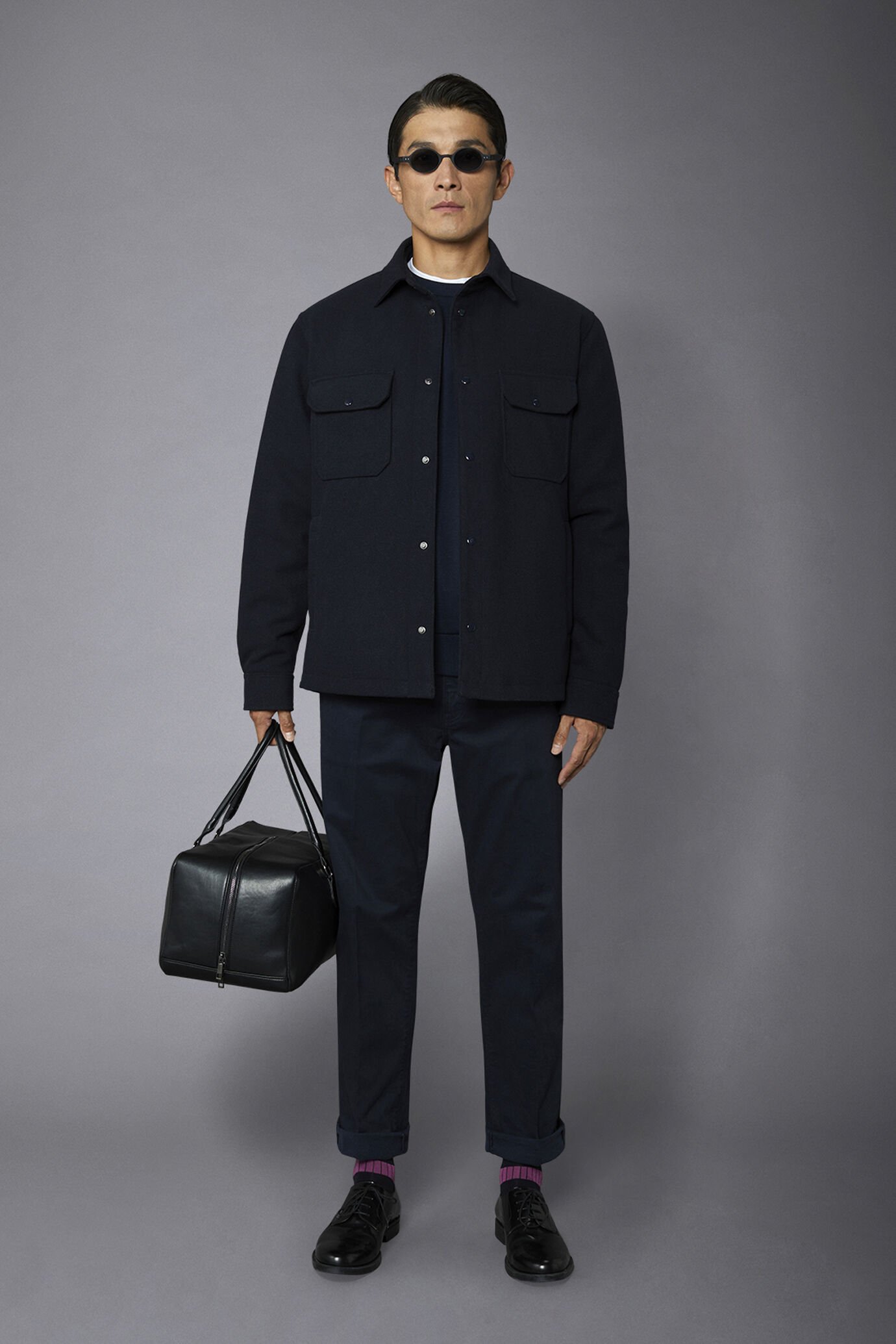 Pantalone uomo 5 tasche tessuto twill lavato regular fit