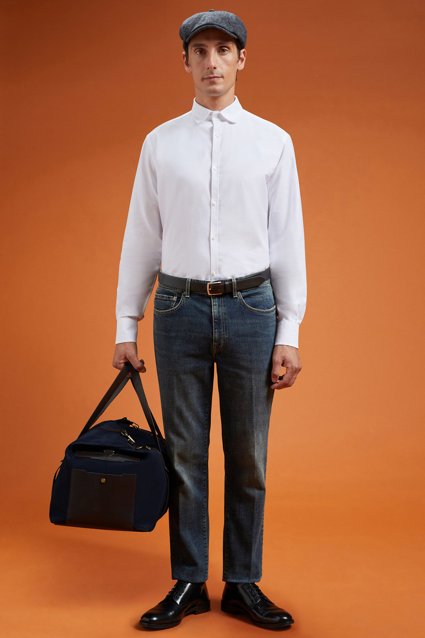 Men's regular fit 5-pocket jeans image number 0