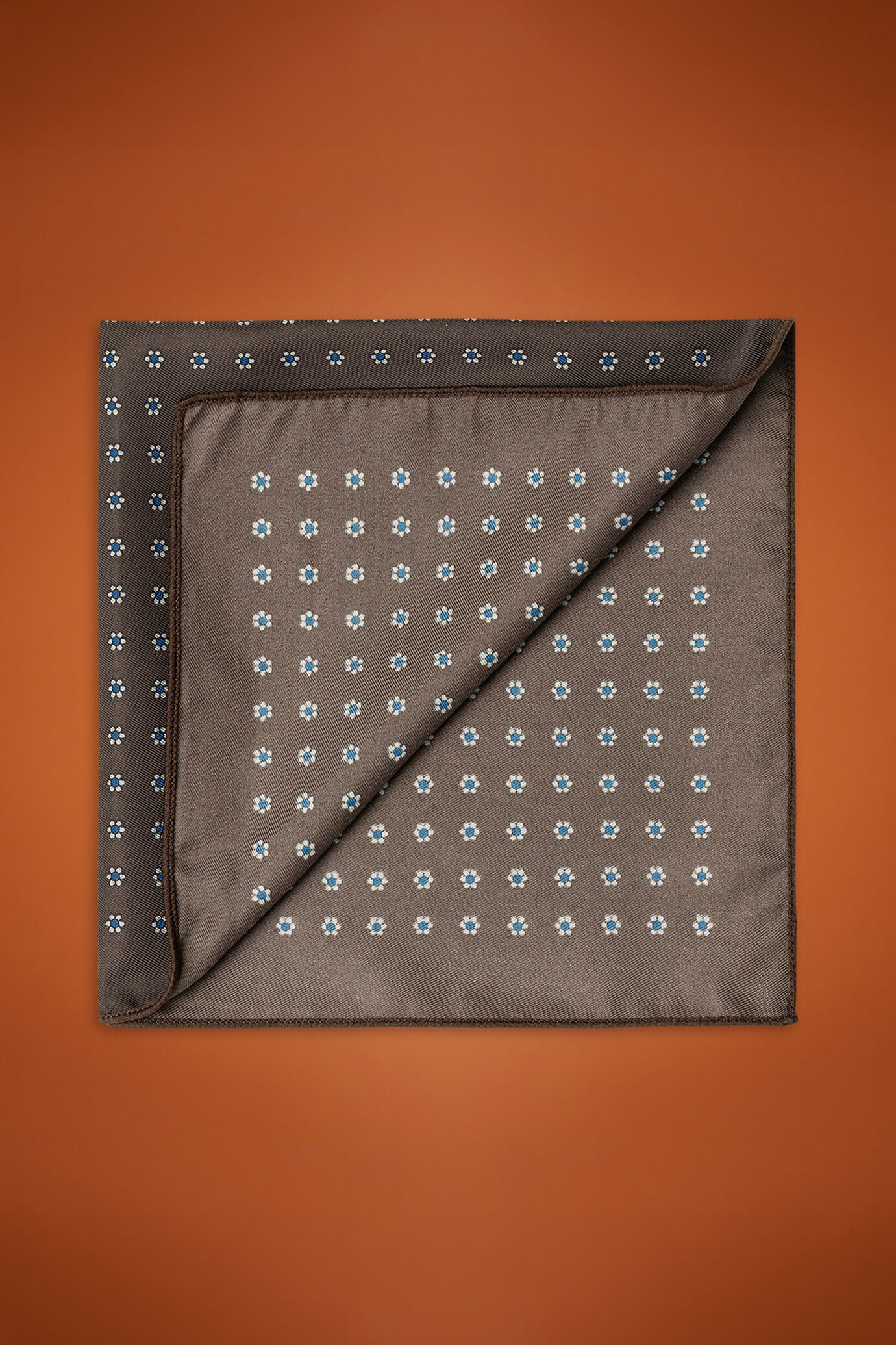 Men's printed pattern pochette