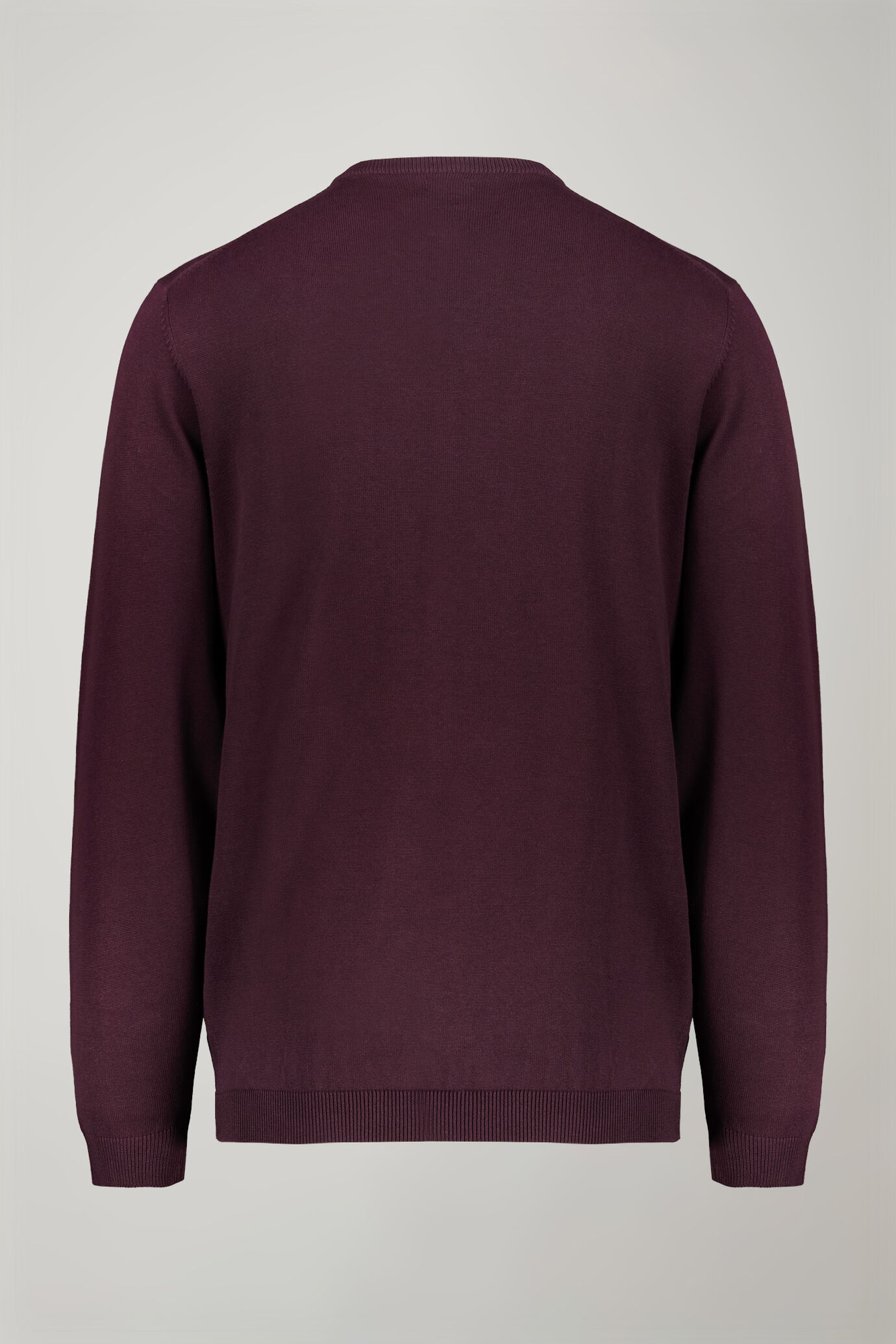 Pull homme col en V en 100 % coton coupe régulière image number 5