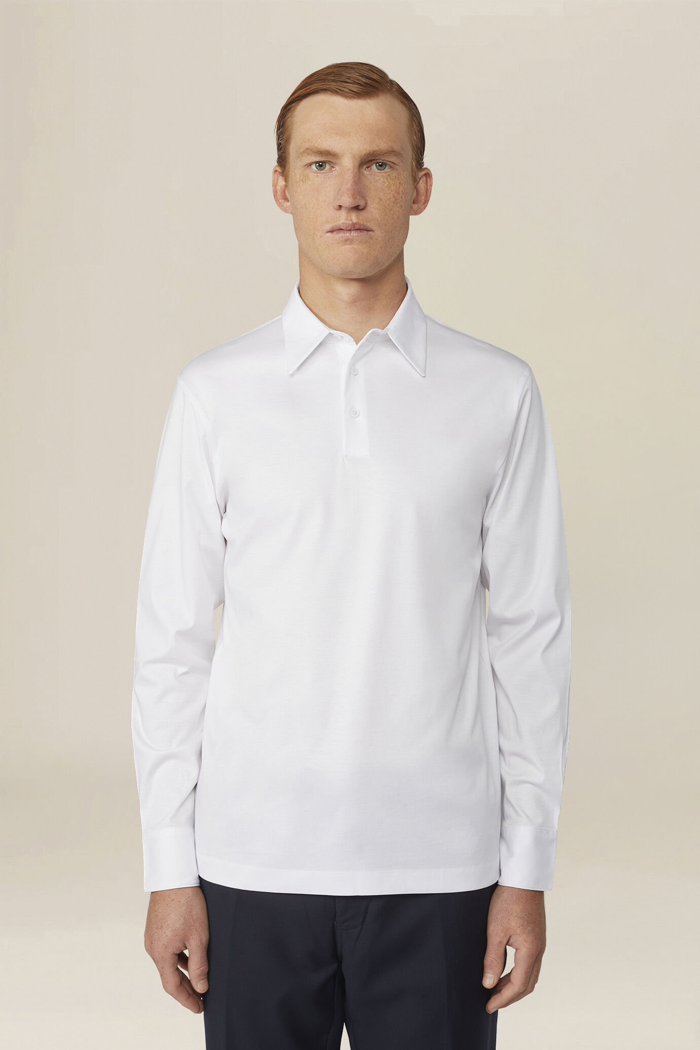 Men's polo shirt in 100% cotton, regular fit image number 0