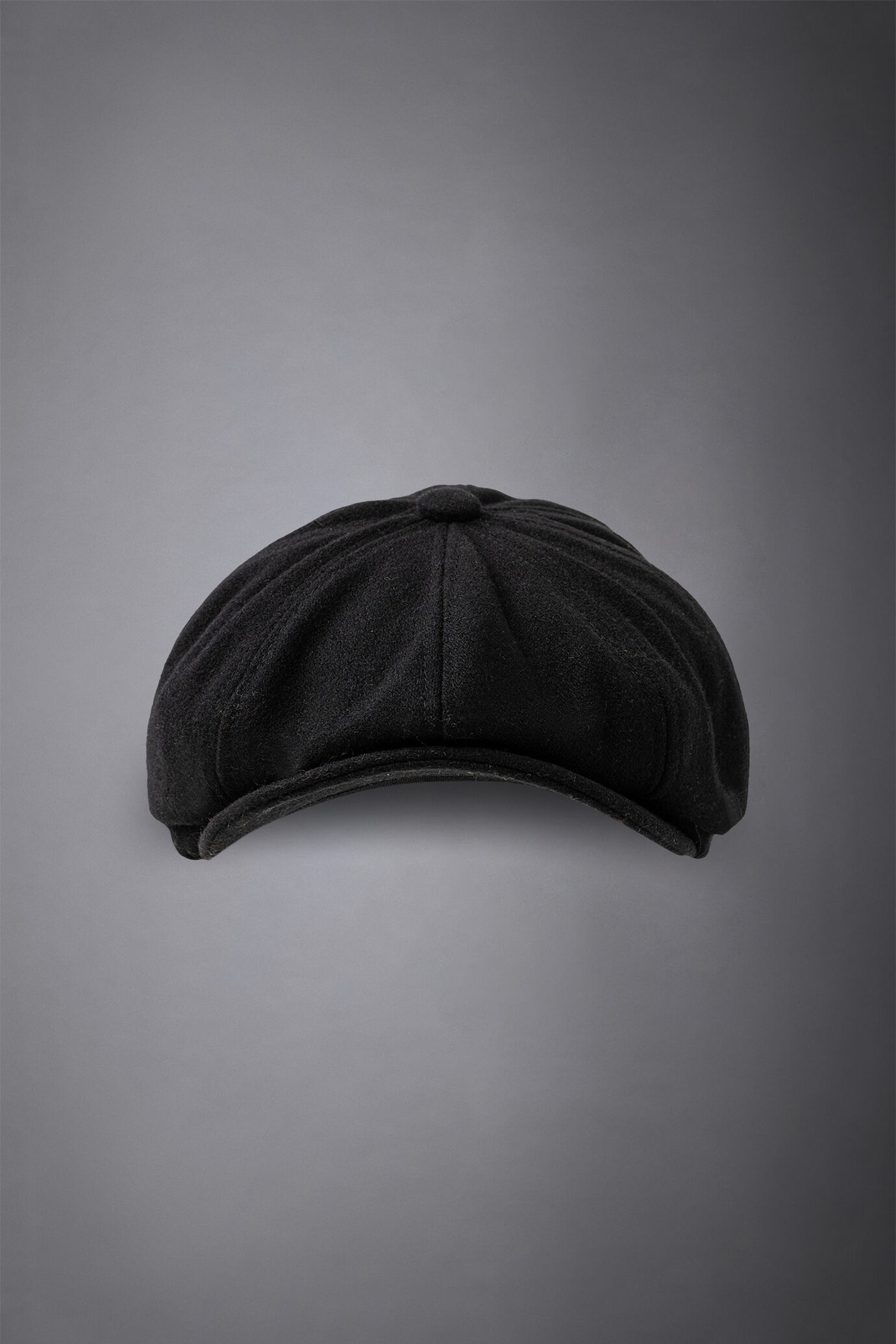 Men's boiled wool flat cap image number 0