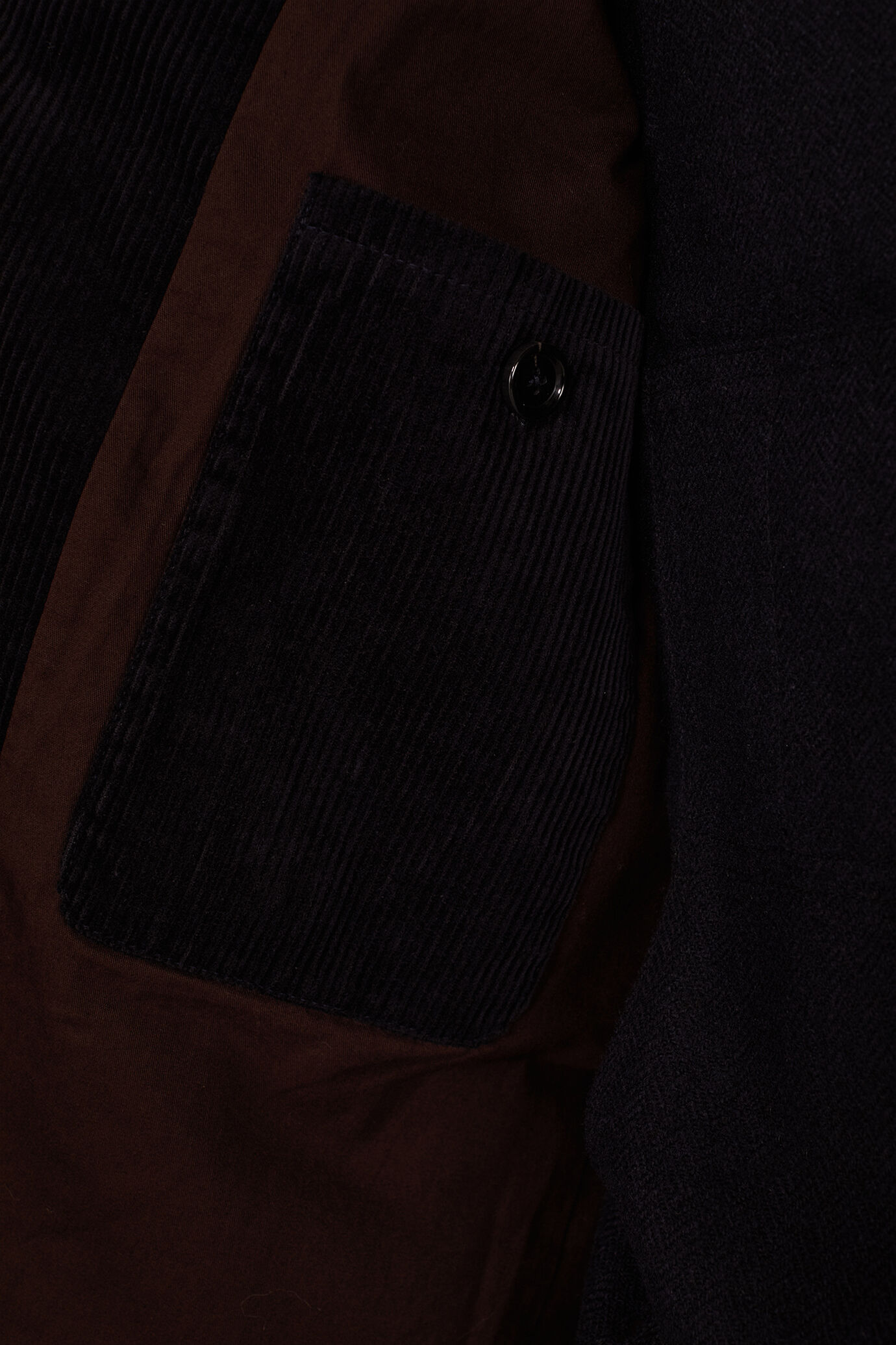 Veste pour homme 100% coton en velours c&ocirc;tel&eacute; coupe classique image number 3