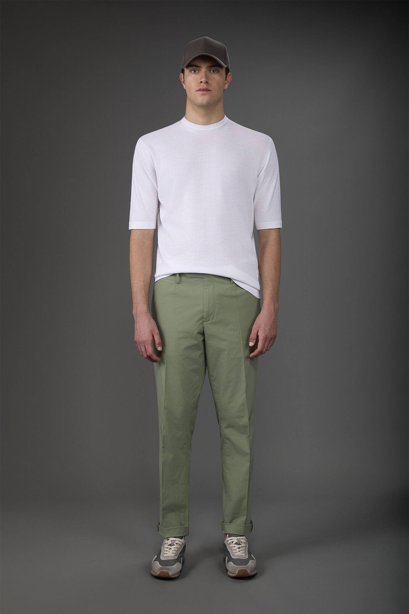 T-shirt uomo in maglia maniche corte 100% cotone doppio ritorto image number 0