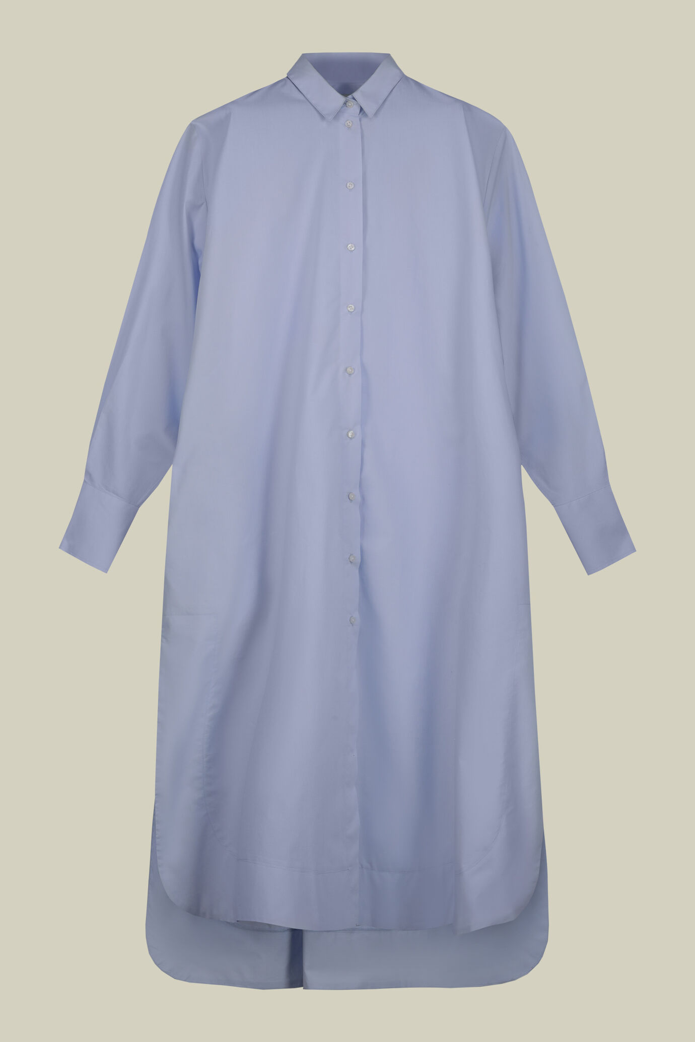 Hemdblusenkleid für Damen mit Seitenschlitzen image number 6