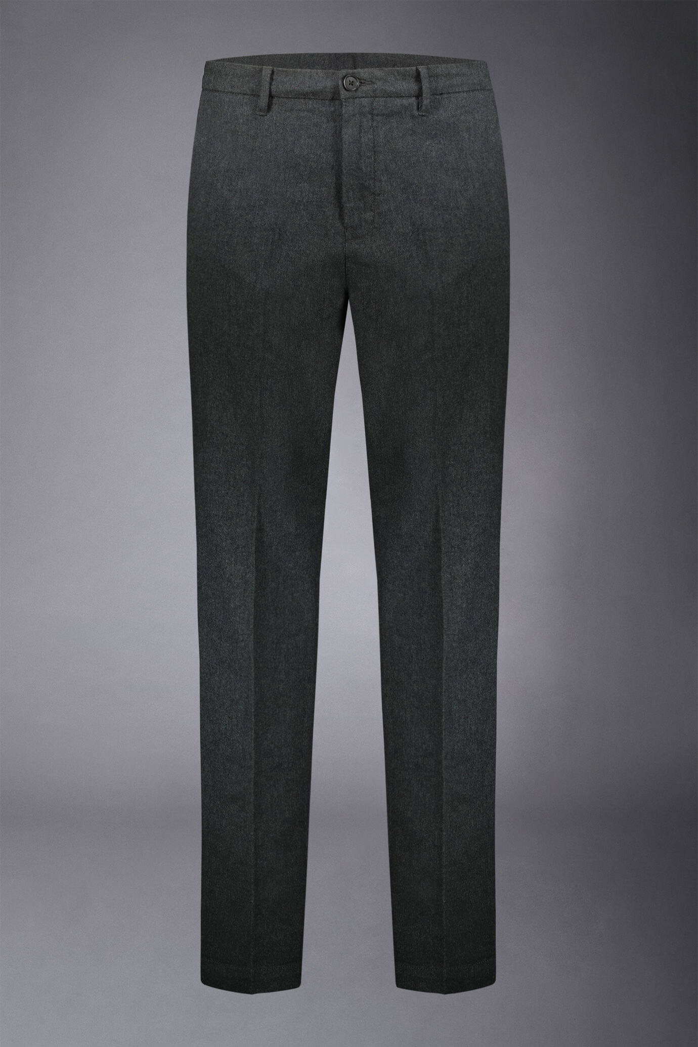 Men's chino pants regular fit twill melange construction image number 4