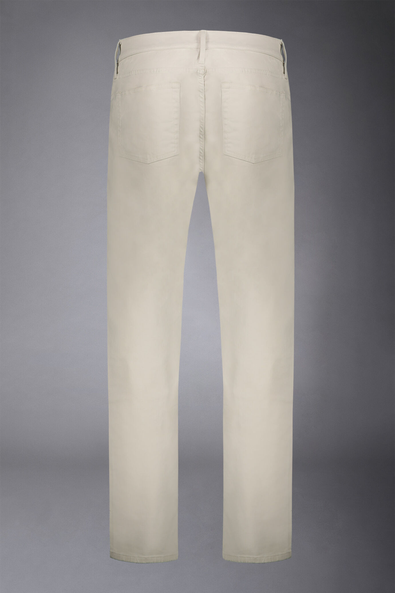 Men's 5-pocket pants washed twill fabric regular fit image number 6