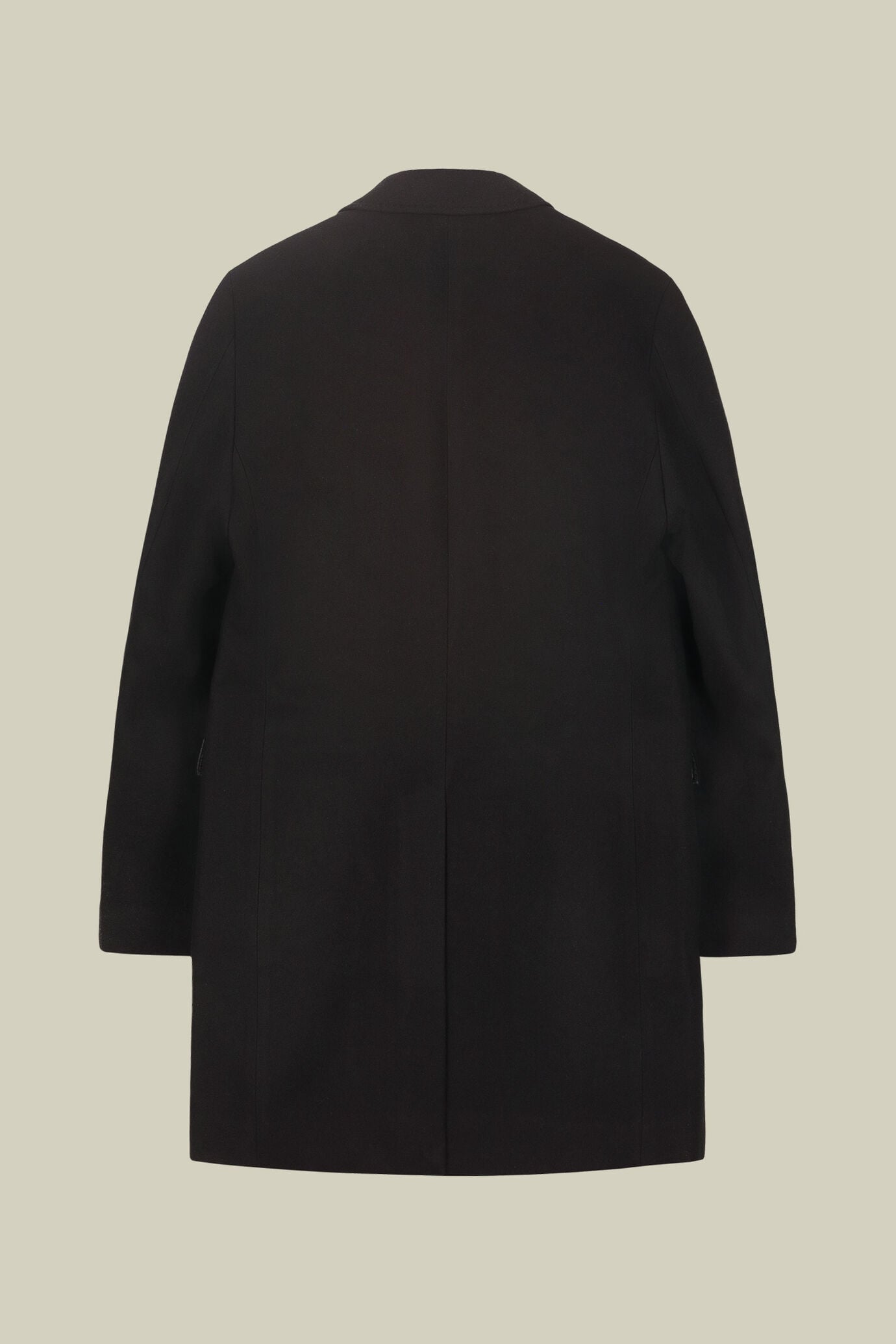 Manteau homme Chesterfield crois&eacute; simple en tissu velours coupe r&eacute;guli&egrave;re image number 5