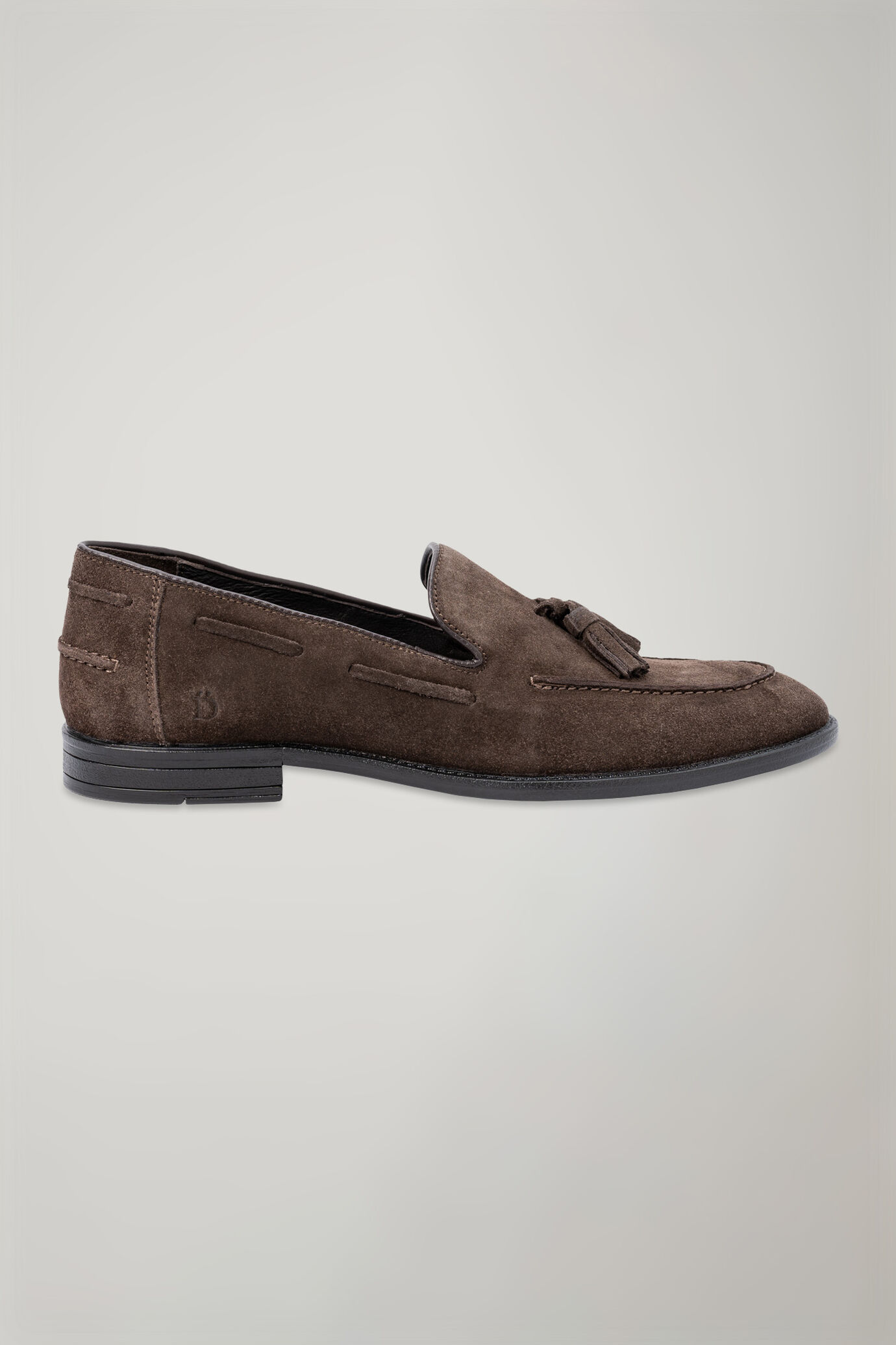Mocassino uomo in vera pelle scamosciata image number 2