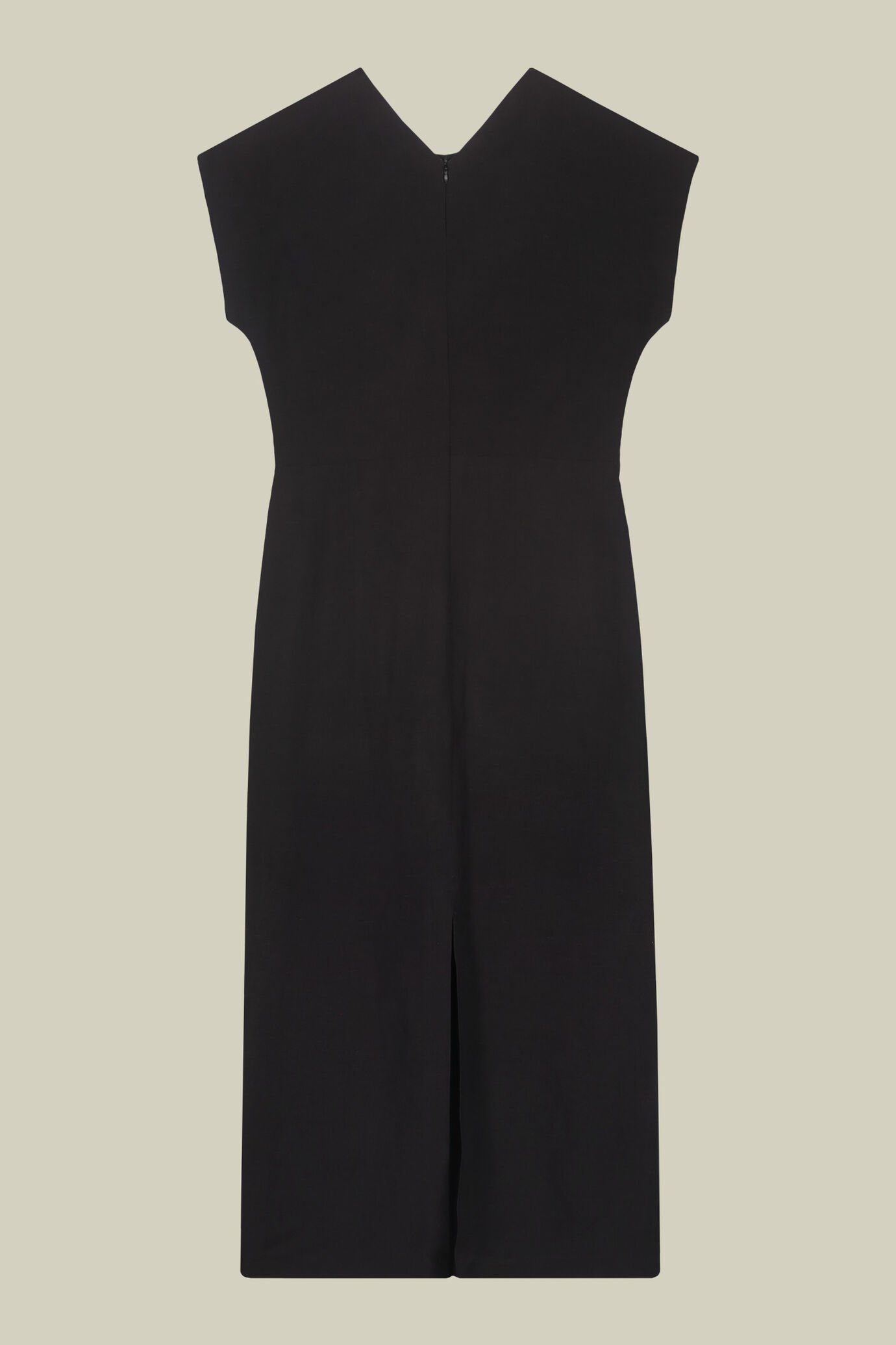 Long dress with kimono sleeve and back neckline image number 6