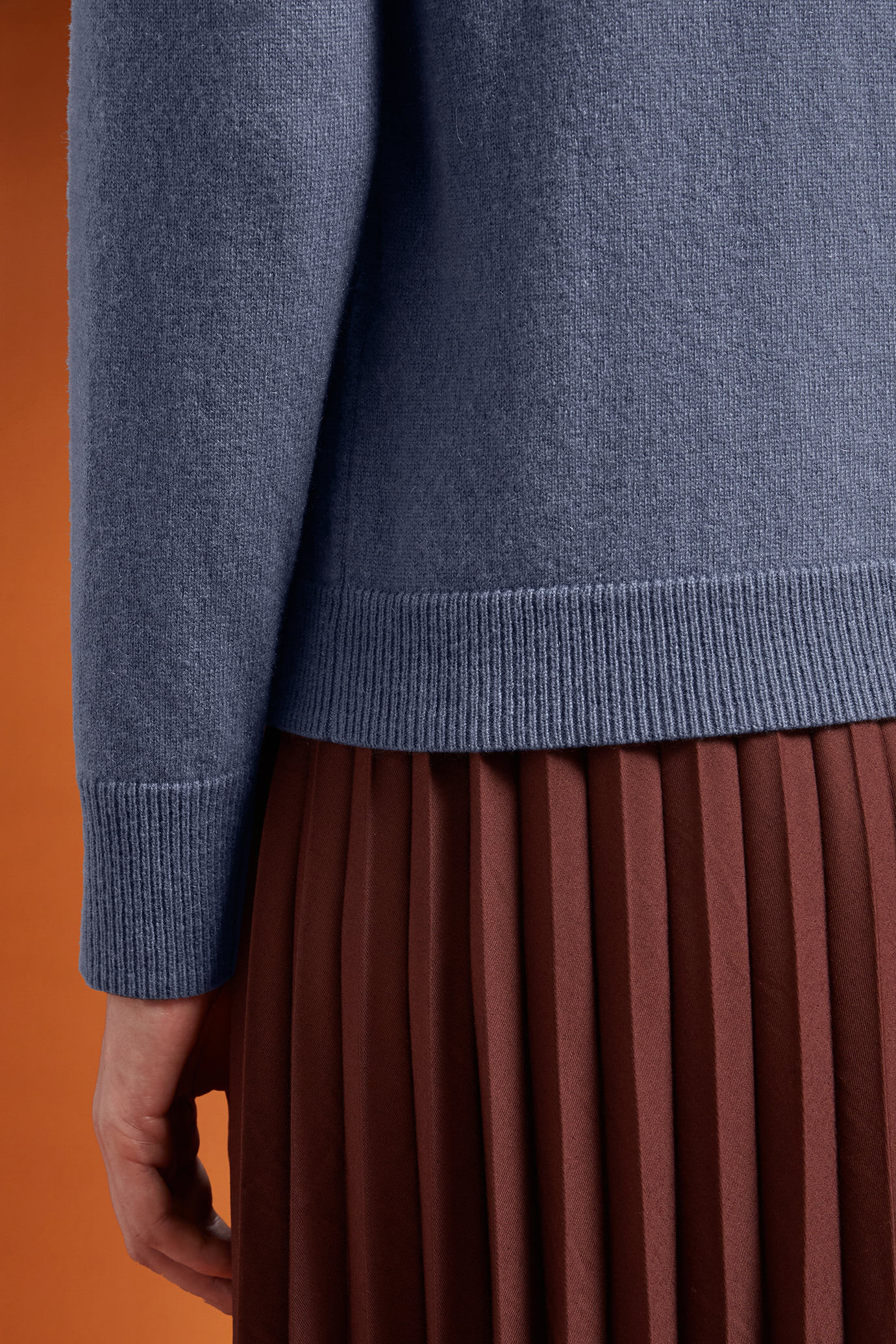 Hoch geschlossenre Damen-Pullover aus 100 % Kaschmir in normaler Passform image number 3