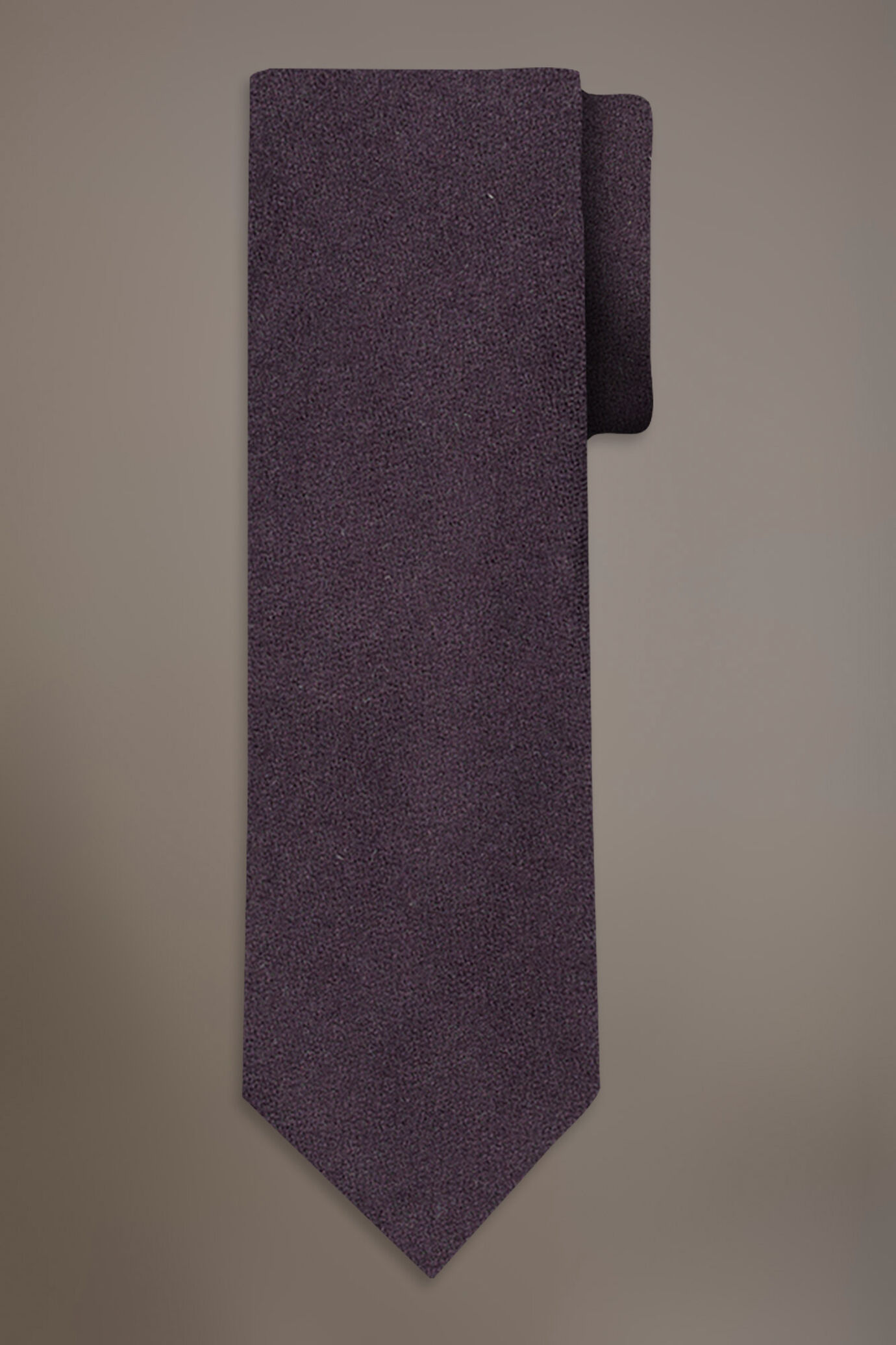 Cravatta misto lana effetto spazzolato image number 0