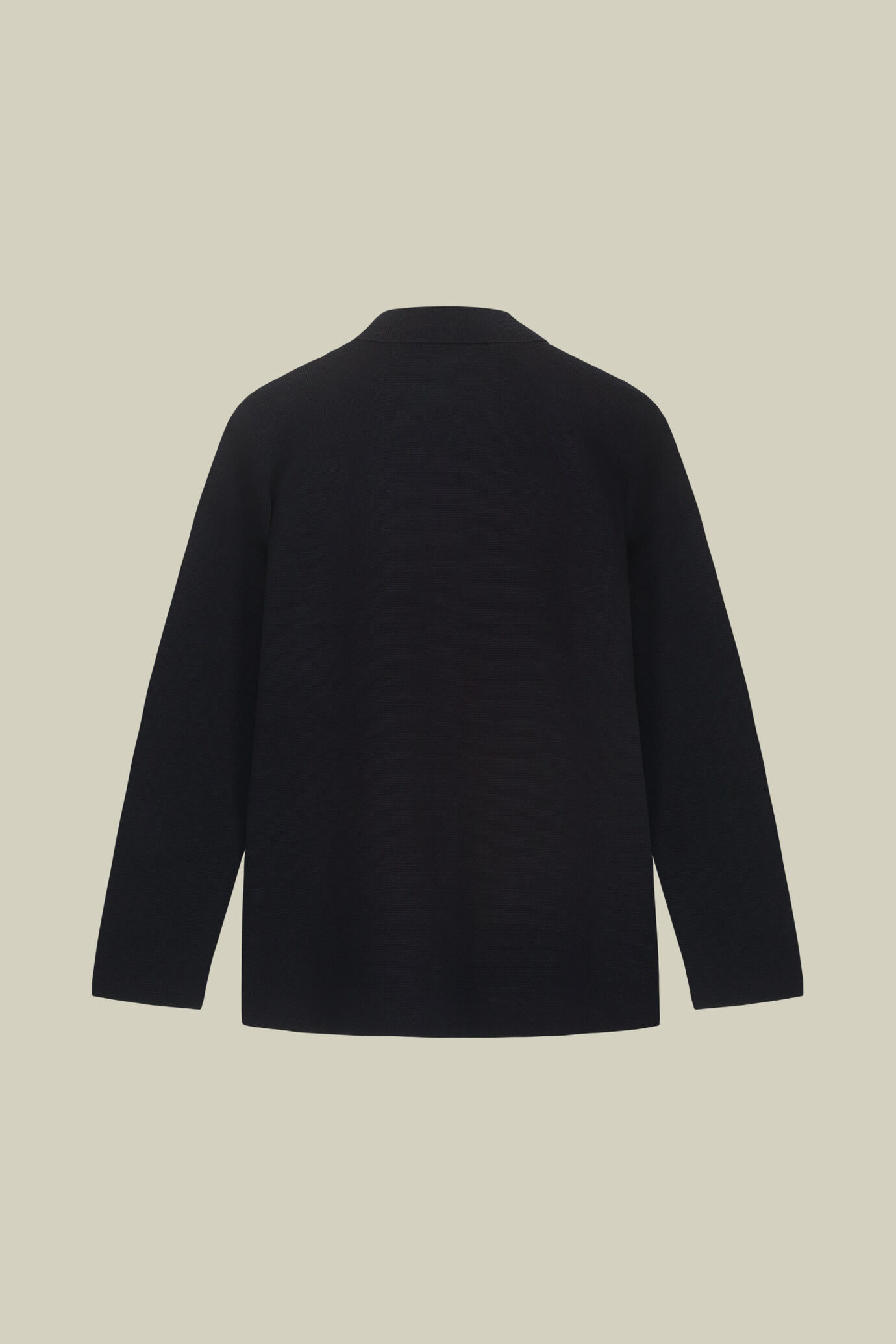 Giacca uomo in maglia Punto Milano con tasche a toppa regular fit image number 5