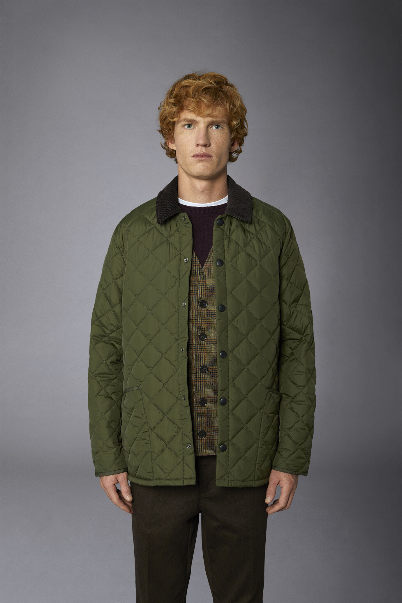 Men's regular fit quilted jacket image number 2
