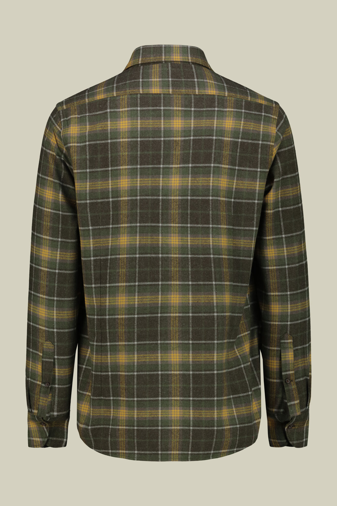 Camicia uomo casual tessuto in flanella a quadri comfort fit image number 5