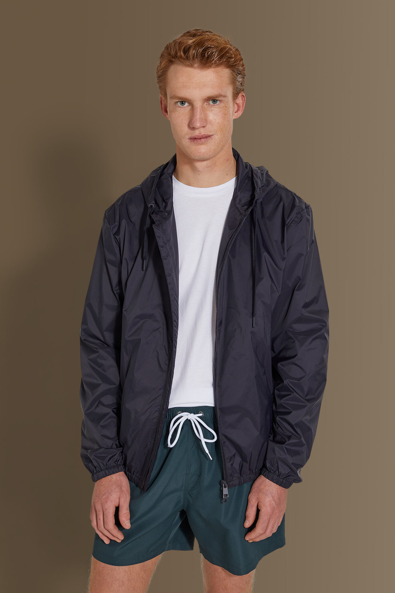 Giacca sailor in tessuto tecnico nylon cirè uomo image number 1