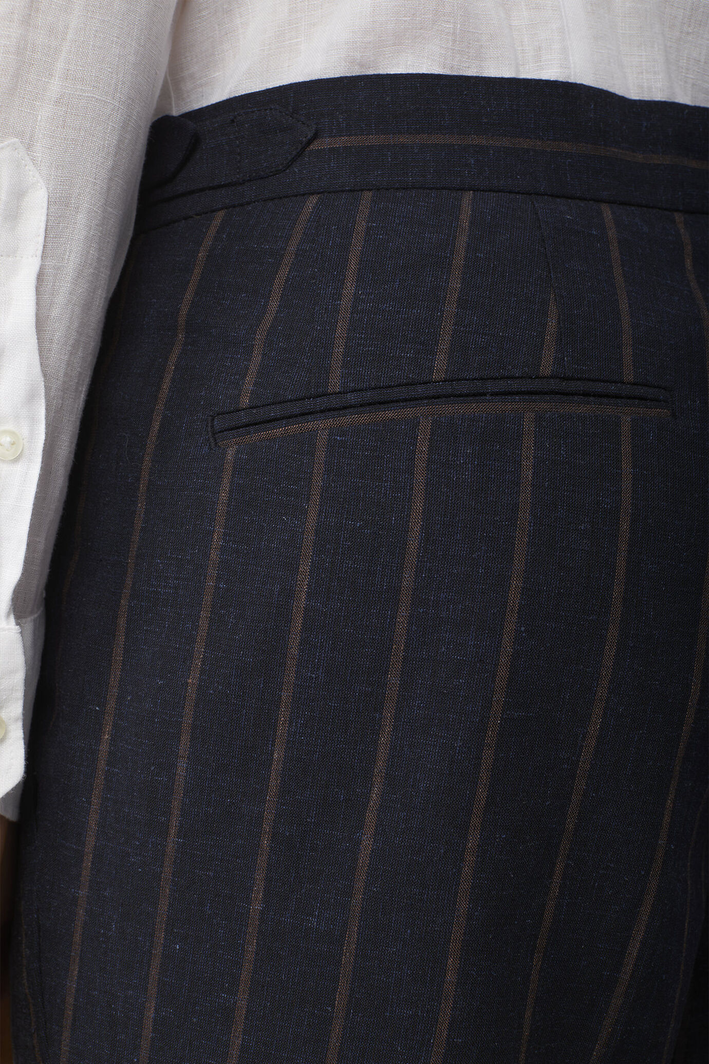 Pantalone uomo gessato regular fit image number 3