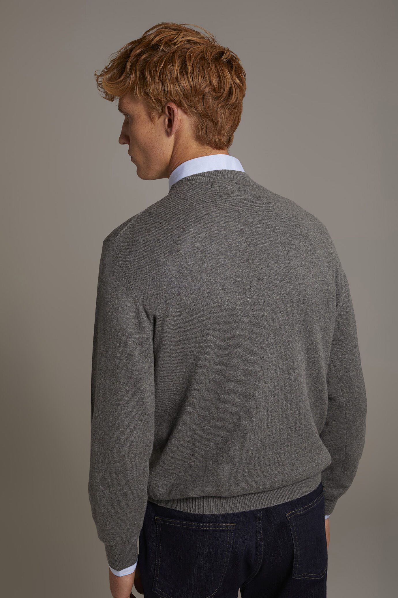 Maglia girocollo misto lana image number 3