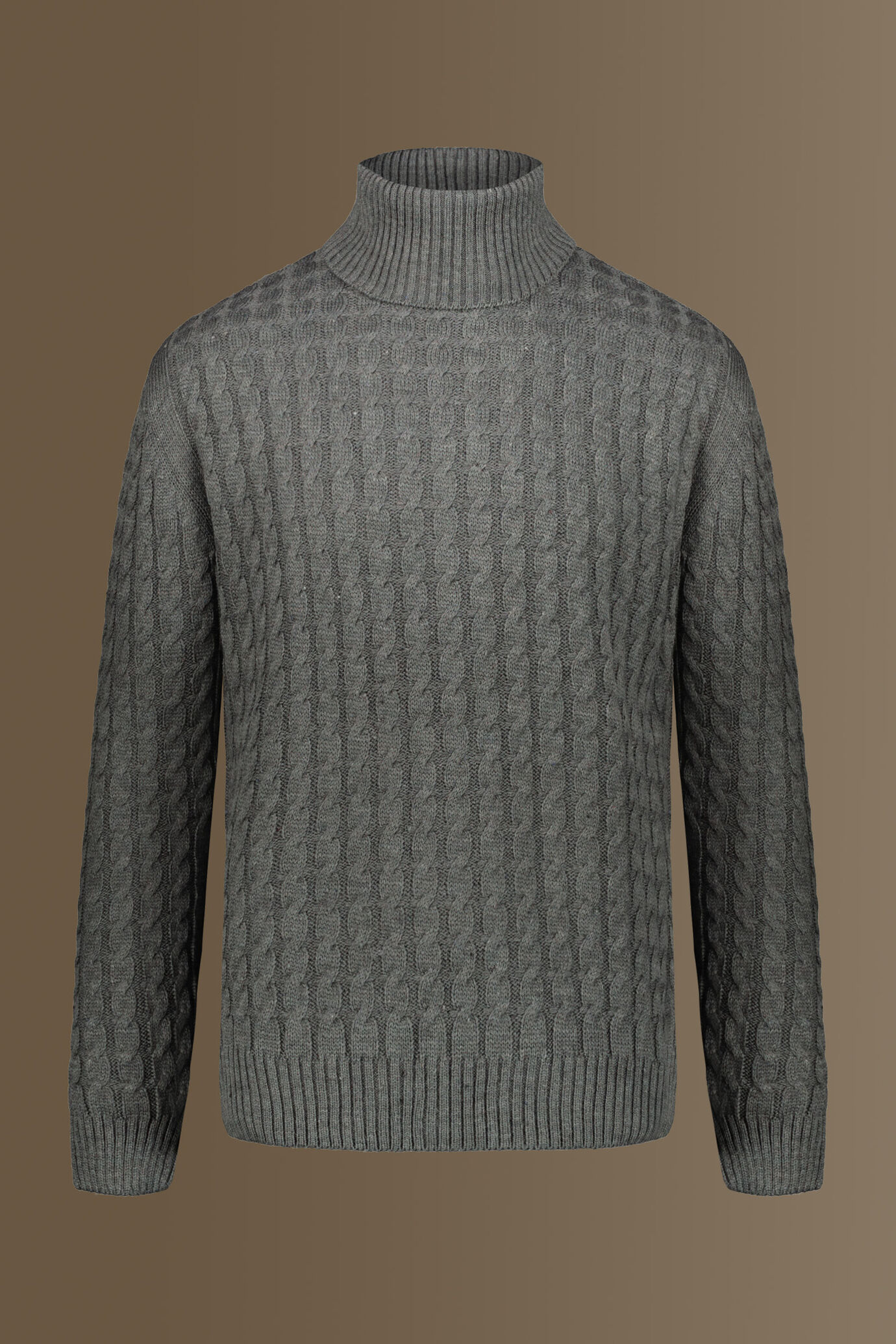 Turtle neck sweater, wool blend image number 0