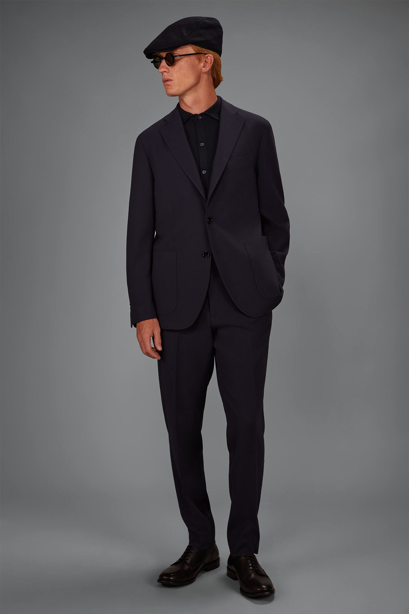 Men&rsquo;s unlined Single-Breasted jersey jacket regular fit