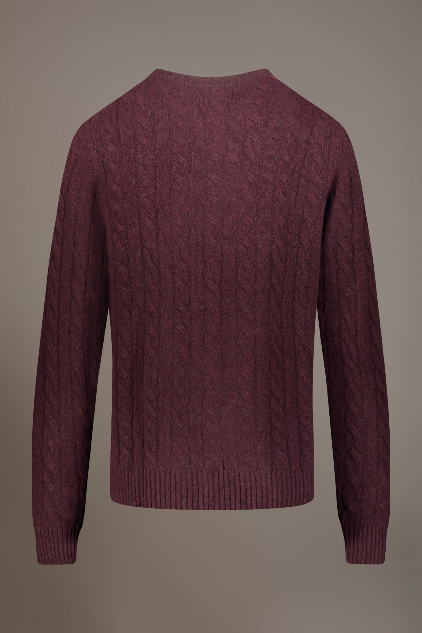 Maglia girocollo in misto lana lambswool image number 5