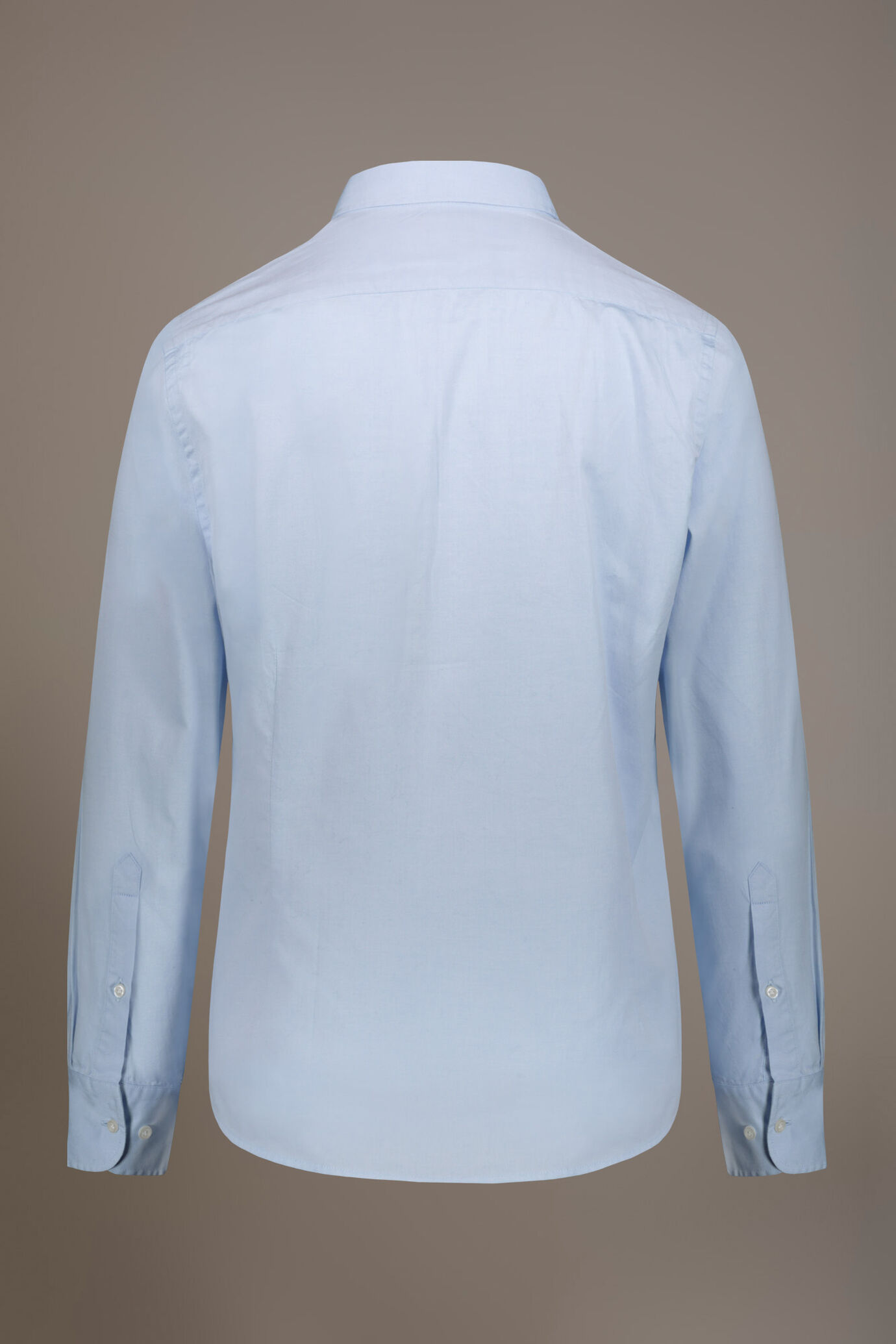 Classic shirt with french collar comfort fit pinpoint fabric image number 4