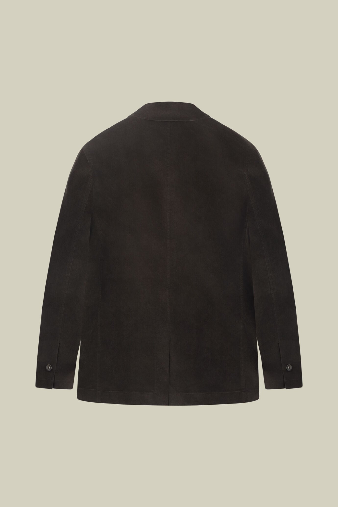 Shacket uomo sfoderata in velluto regular fit image number 5