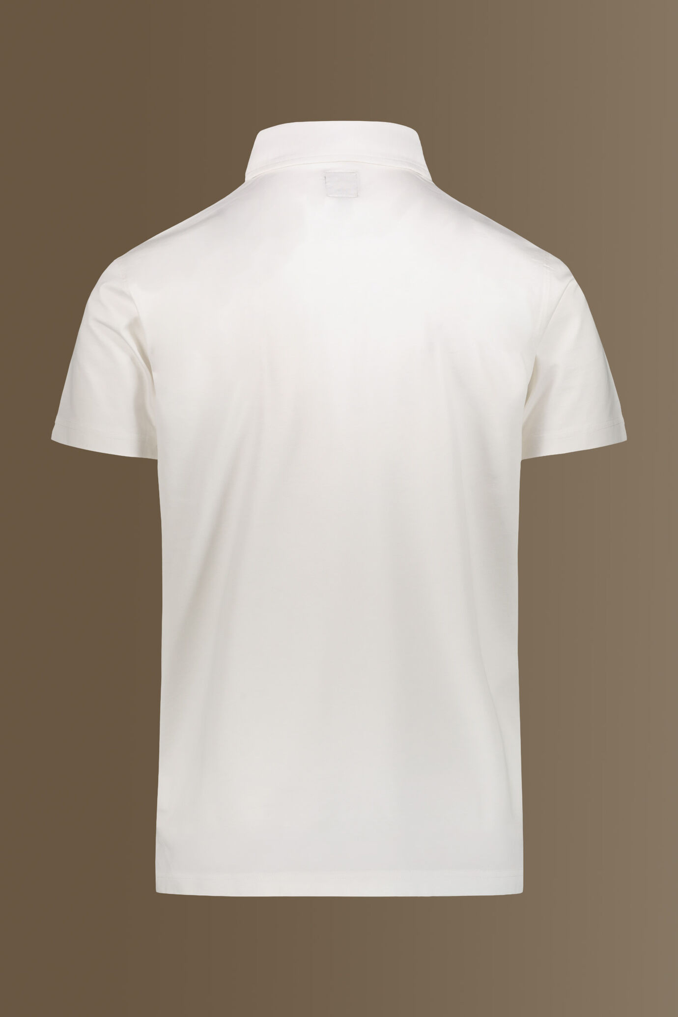 Short sleeves polo pure cotton jersey image number 4
