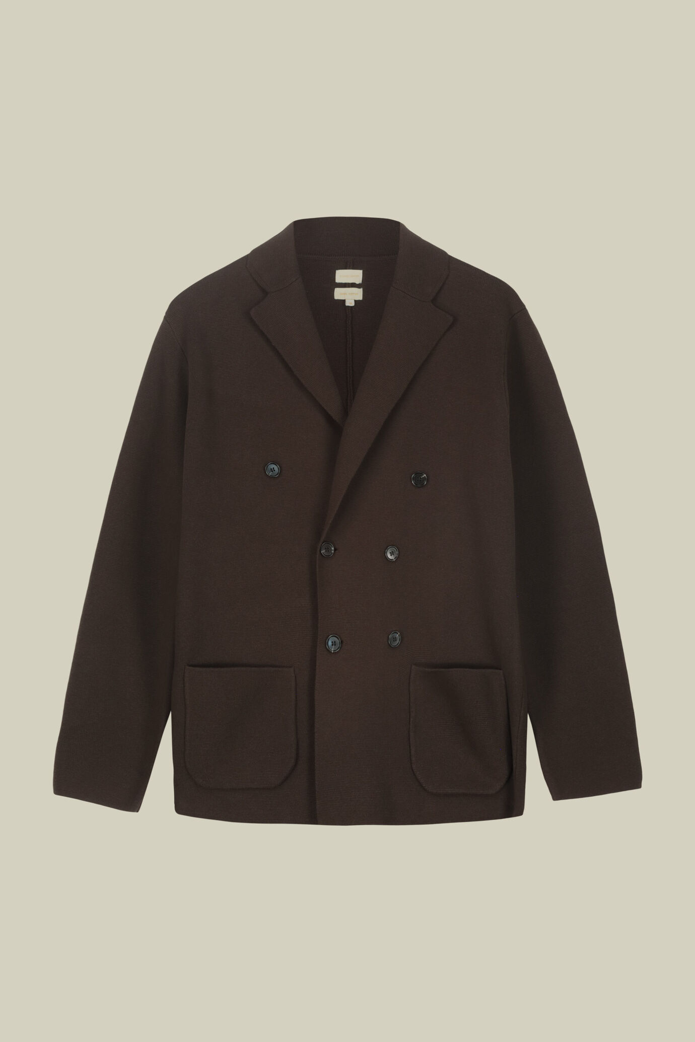 Men's regular fit double-breasted cardigan in 100% cotton jersey Milano Point