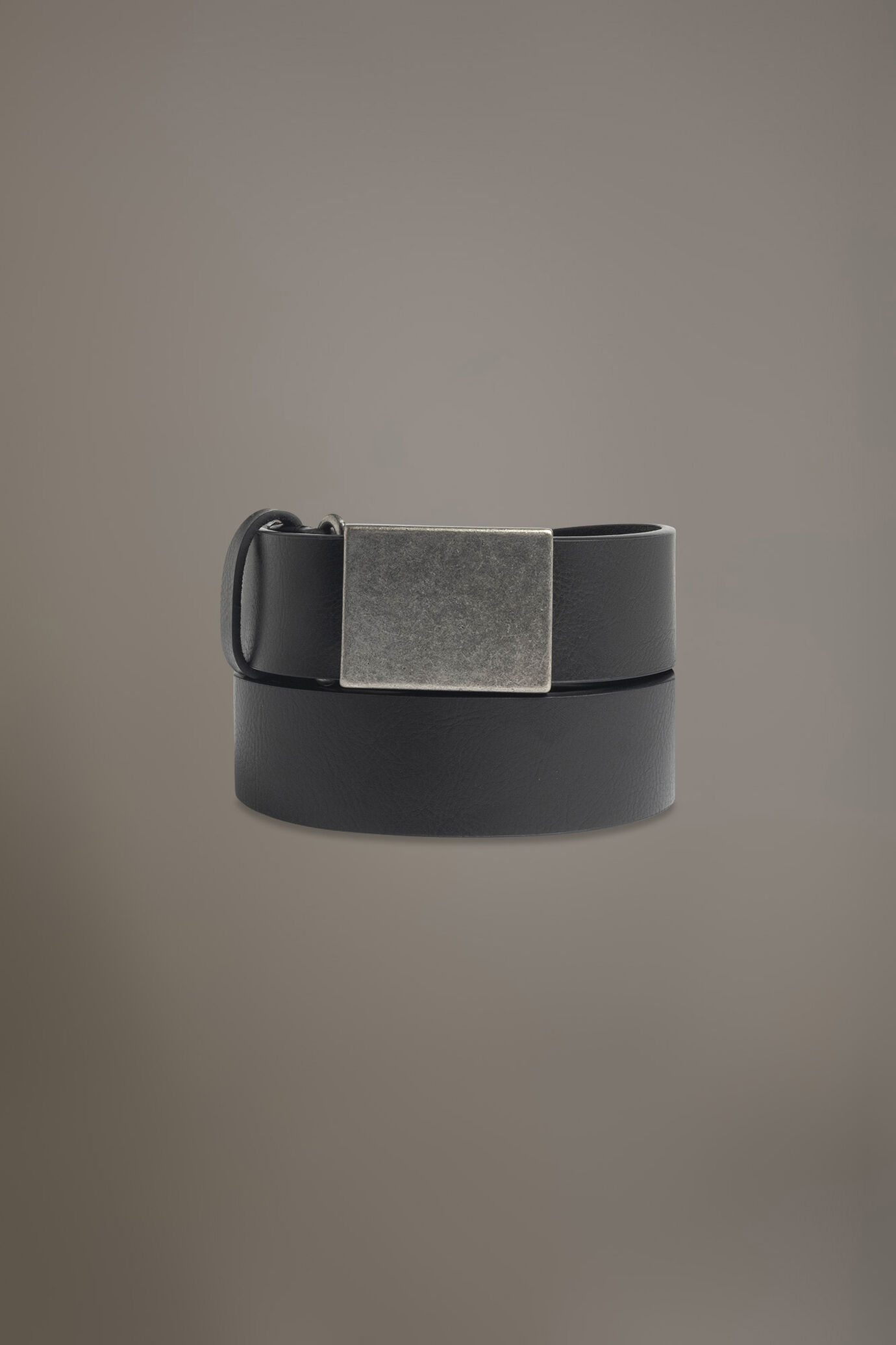 Cintura rivestita in pelle martellata made in Italy image number 0