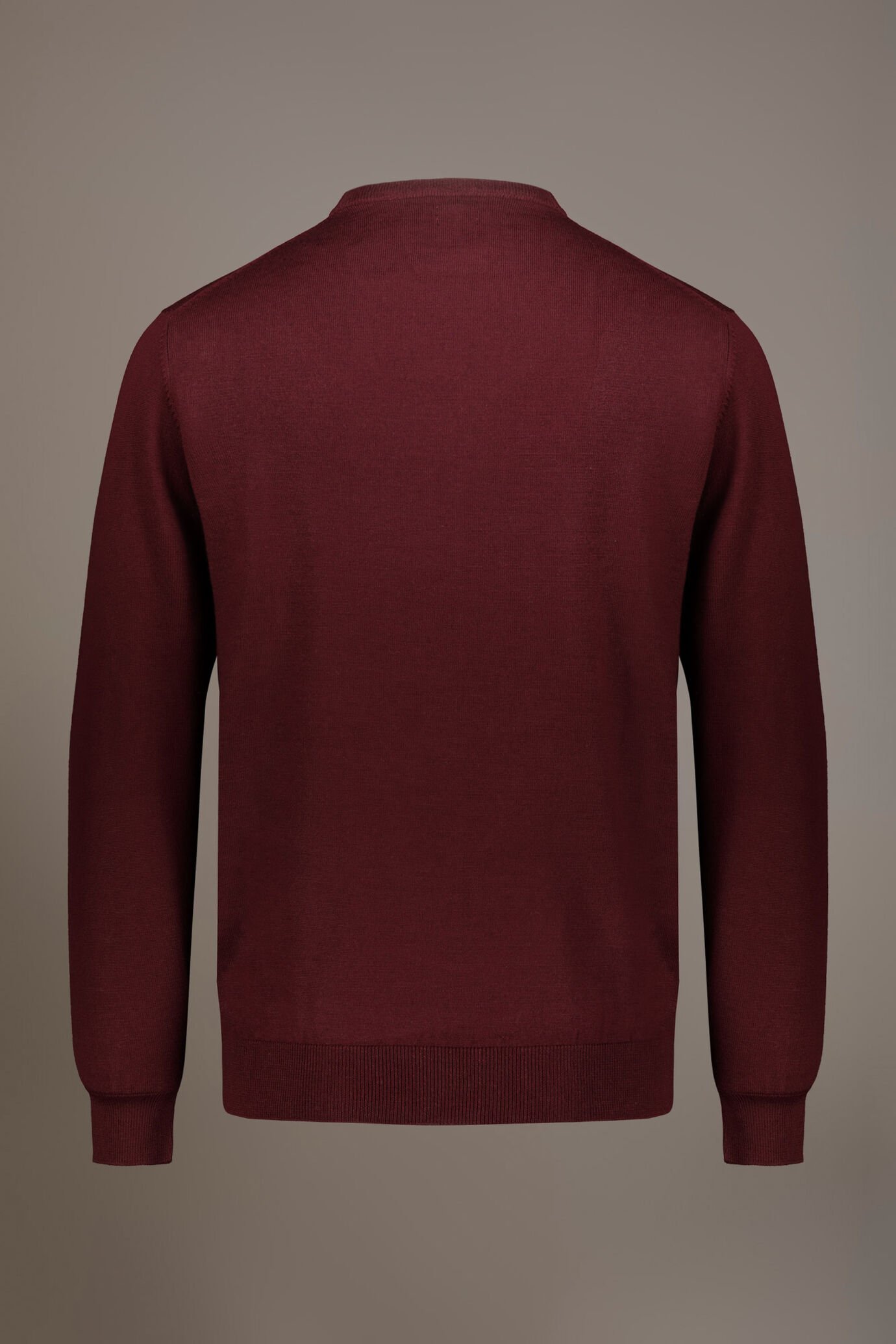 Maglia girocollo 100% lana merino extrafine image number 5