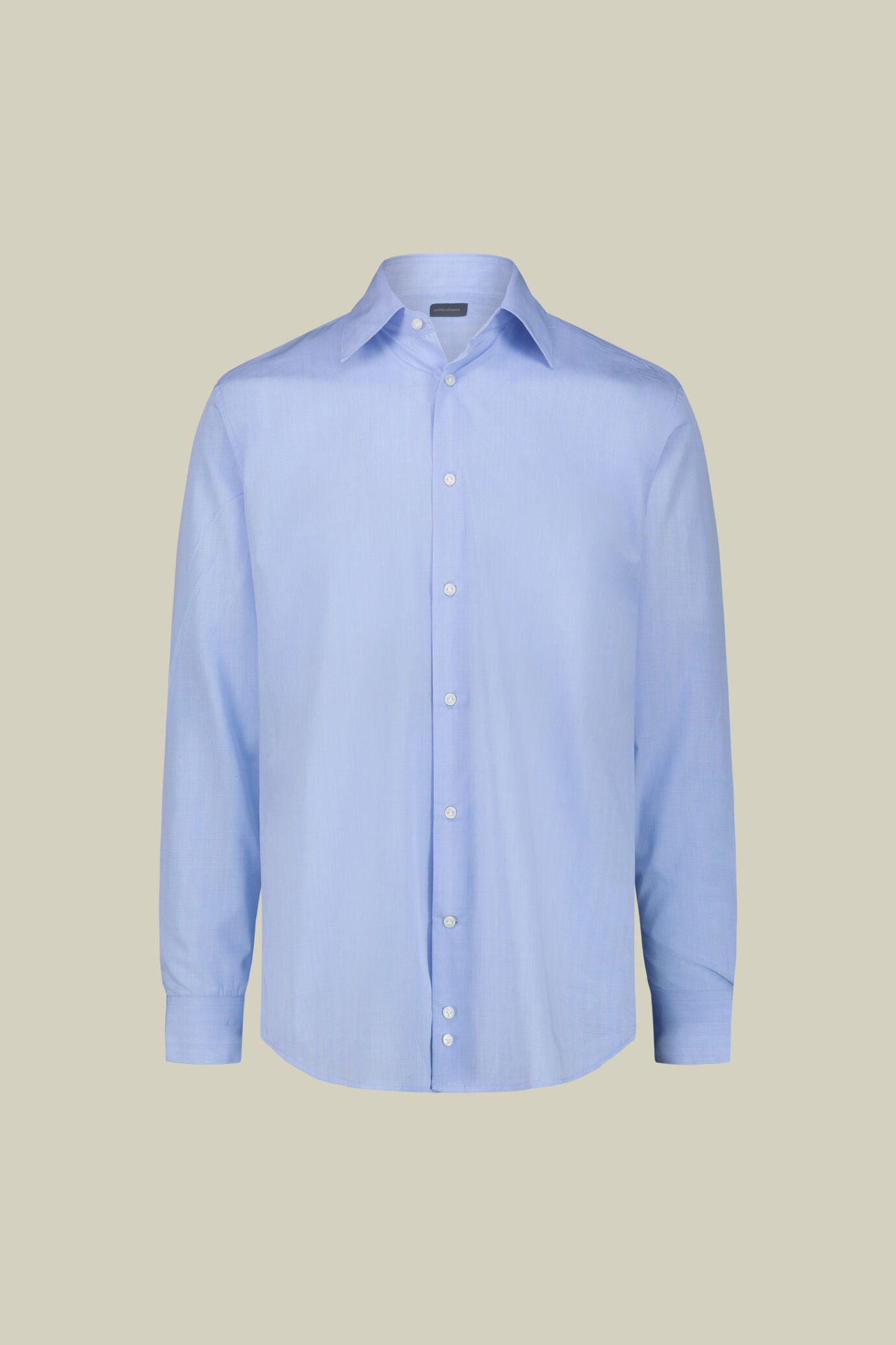 Men&rsquo;s regular-fit shirt in 100% yarn-dyed Prince of Wales check