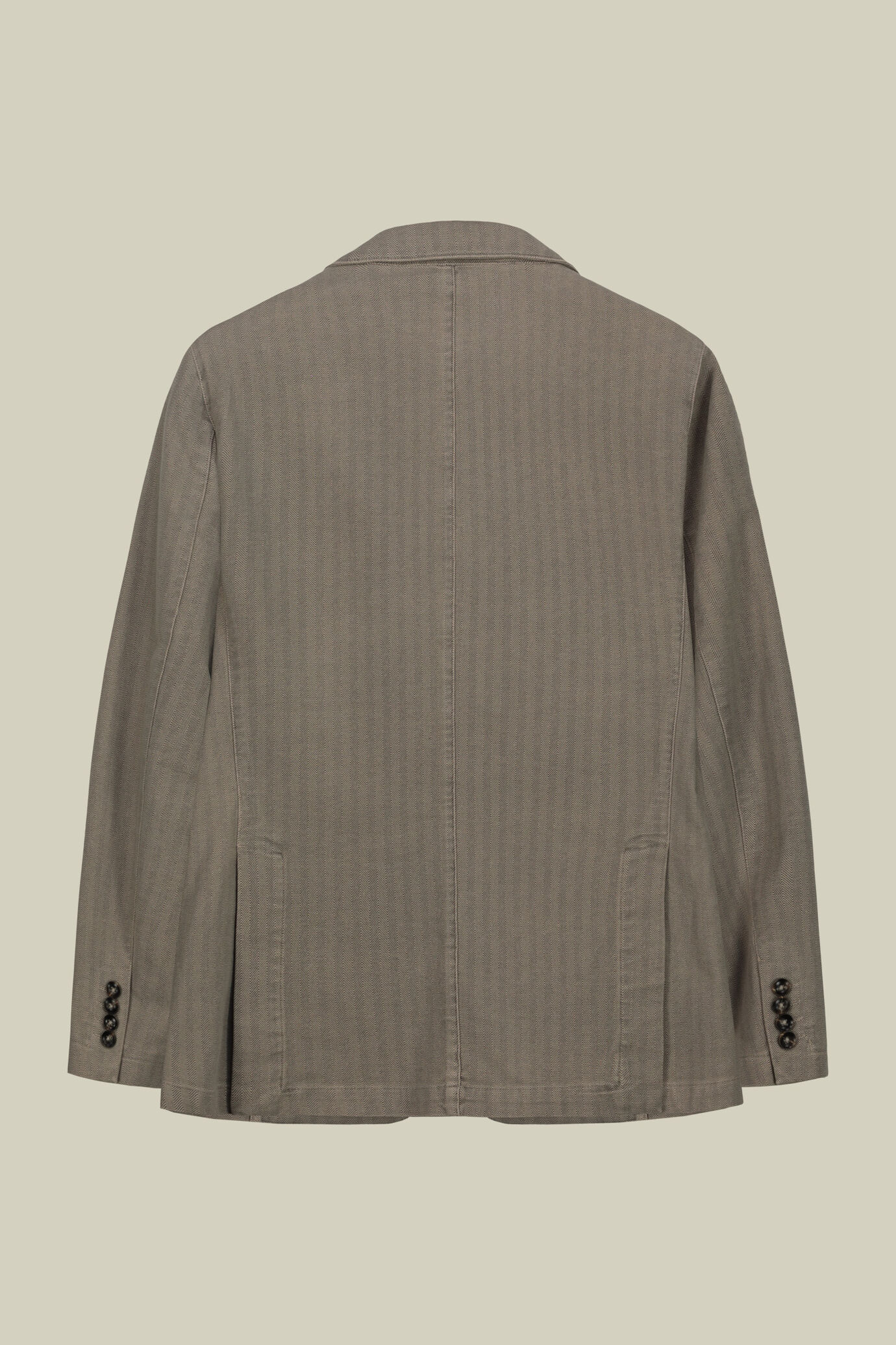 Men's single-breasted jacket with patch pockets