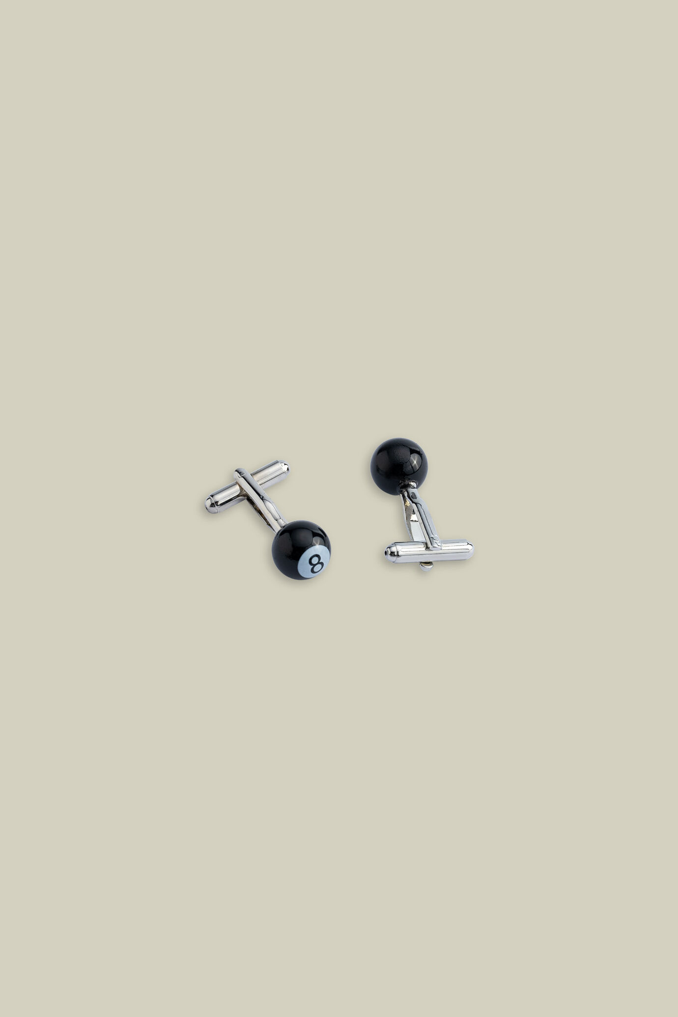 Men's billiard ball design cufflinks